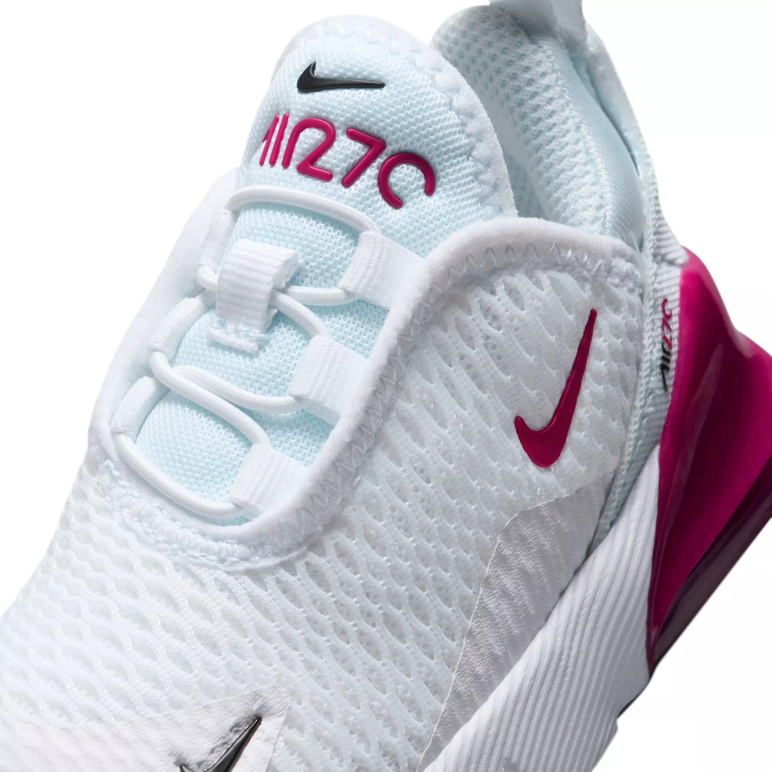 Nike Air Max 270 "White/Black/Sweet Beet" Infant Girls' Shoe - WHITE/BLACK/BEET