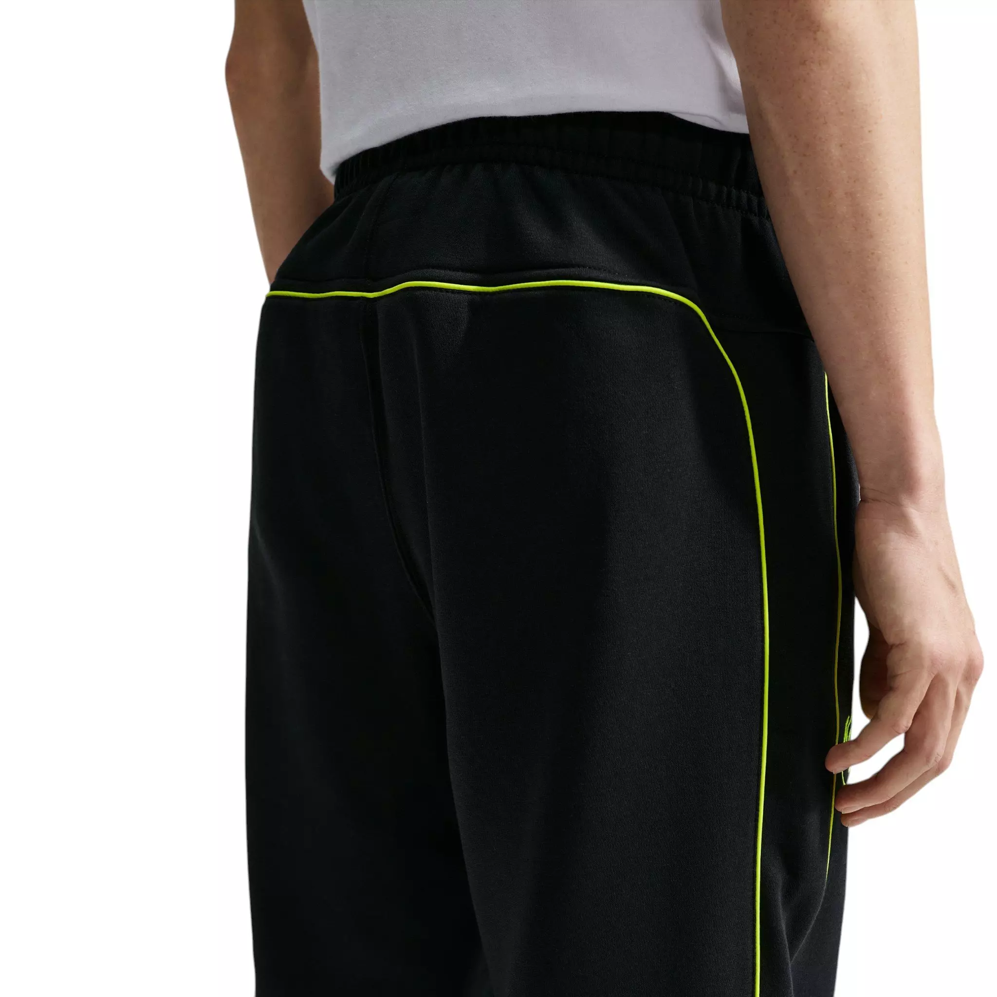 Nike Men's Air Fleece Joggers - Black/Volt - BLACK/VOLT