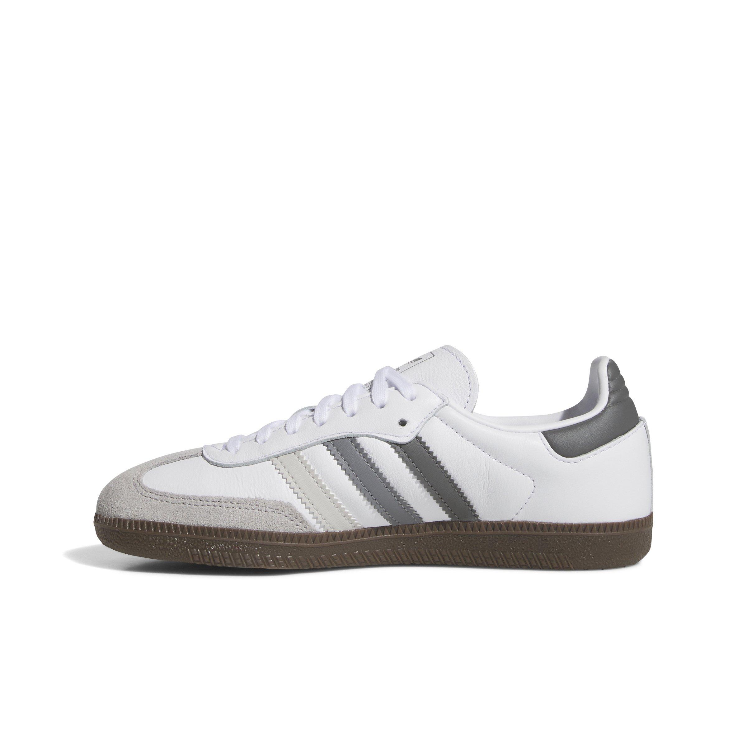 adidas Originals Samba OG Grade School Boys' "Ftwr White/Grey One/Grey Three" Shoe