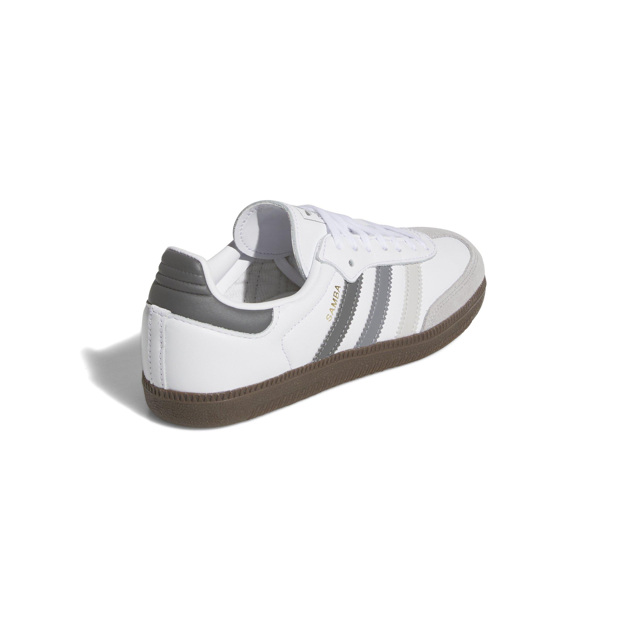 adidas Originals Samba OG Grade School Boys' "Ftwr White/Grey One/Grey Three" Shoe