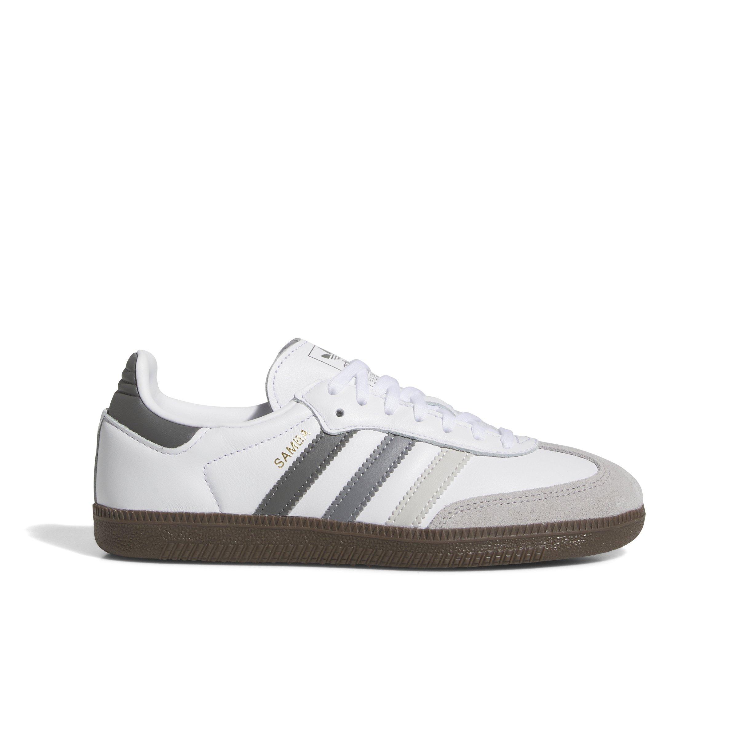 adidas Originals Samba OG "Ftwr White/Grey One/Grey Three" Grade School Boys' Shoe