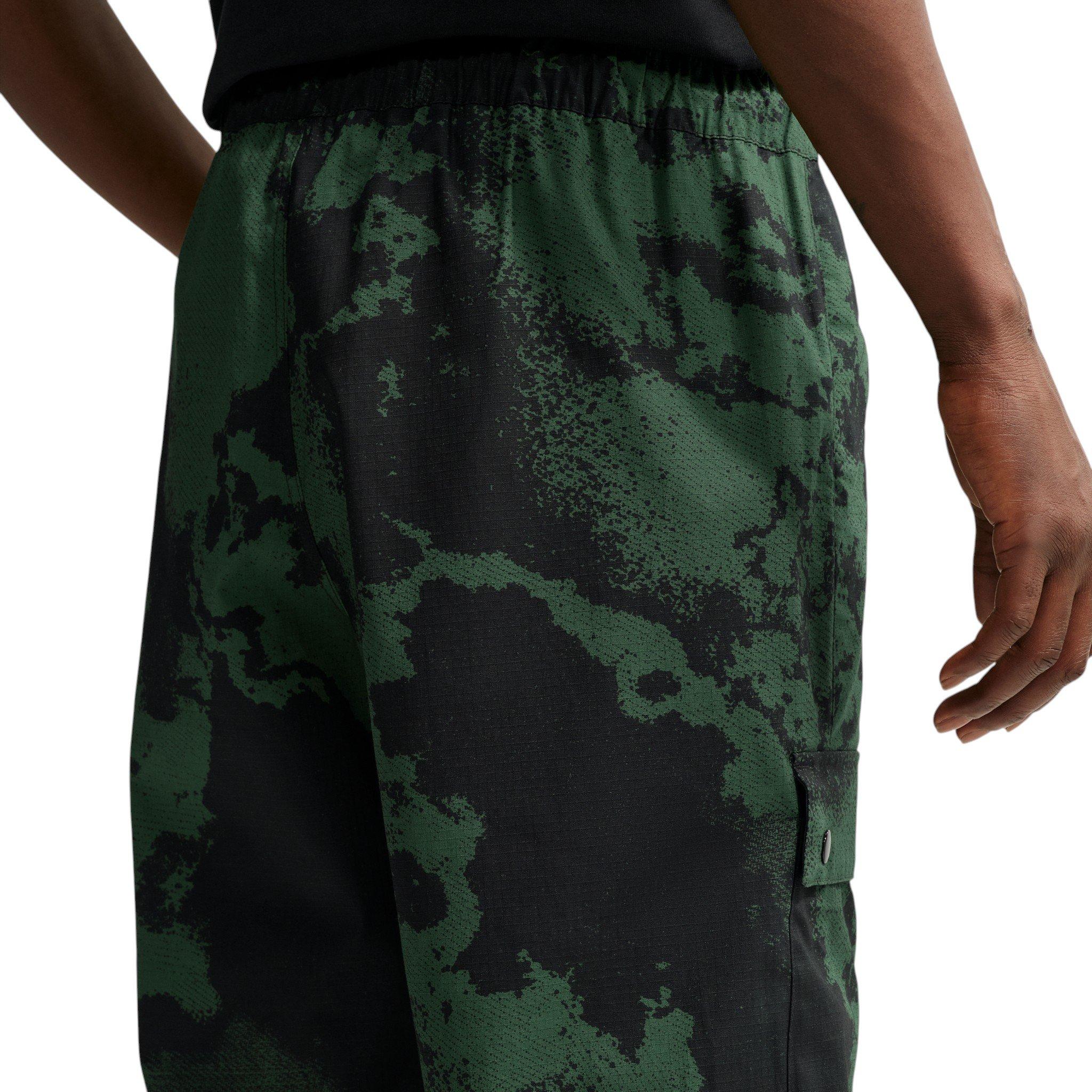 Nike Men's Air Woven All-Over Print Cargo Pants - GREY