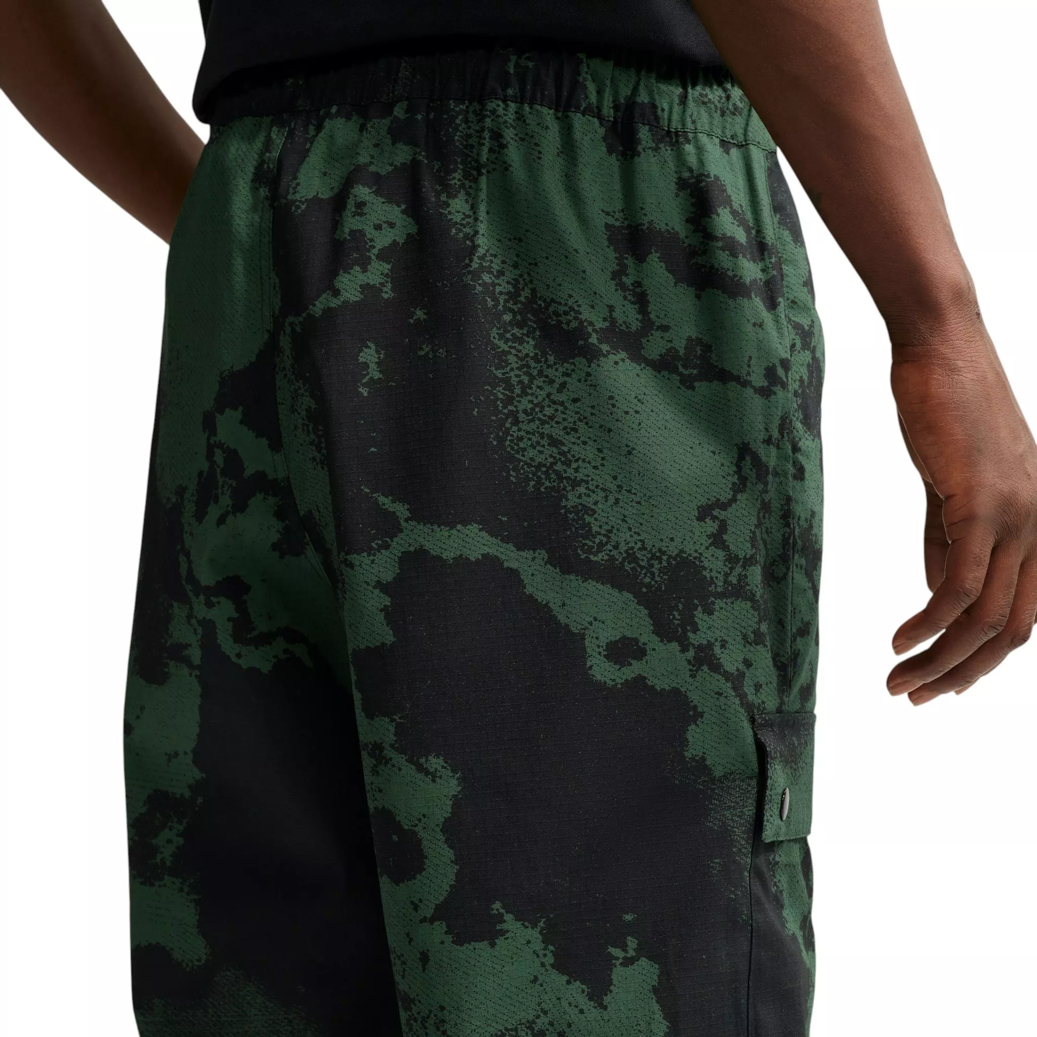 Nike Men's Air Woven All-Over Print Cargo Pants - GREY