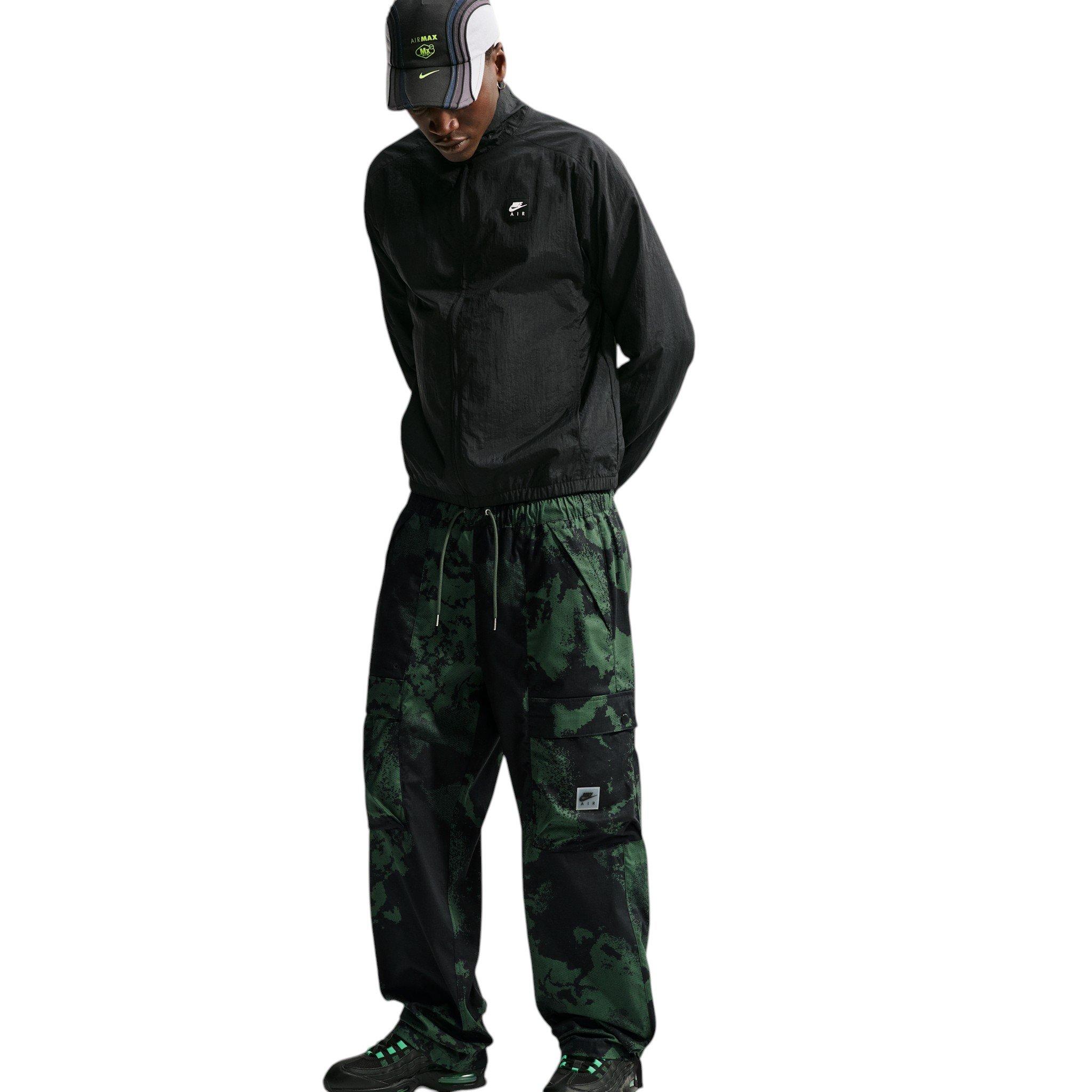 Nike Men's Air Woven All-Over Print Cargo Pants - GREY
