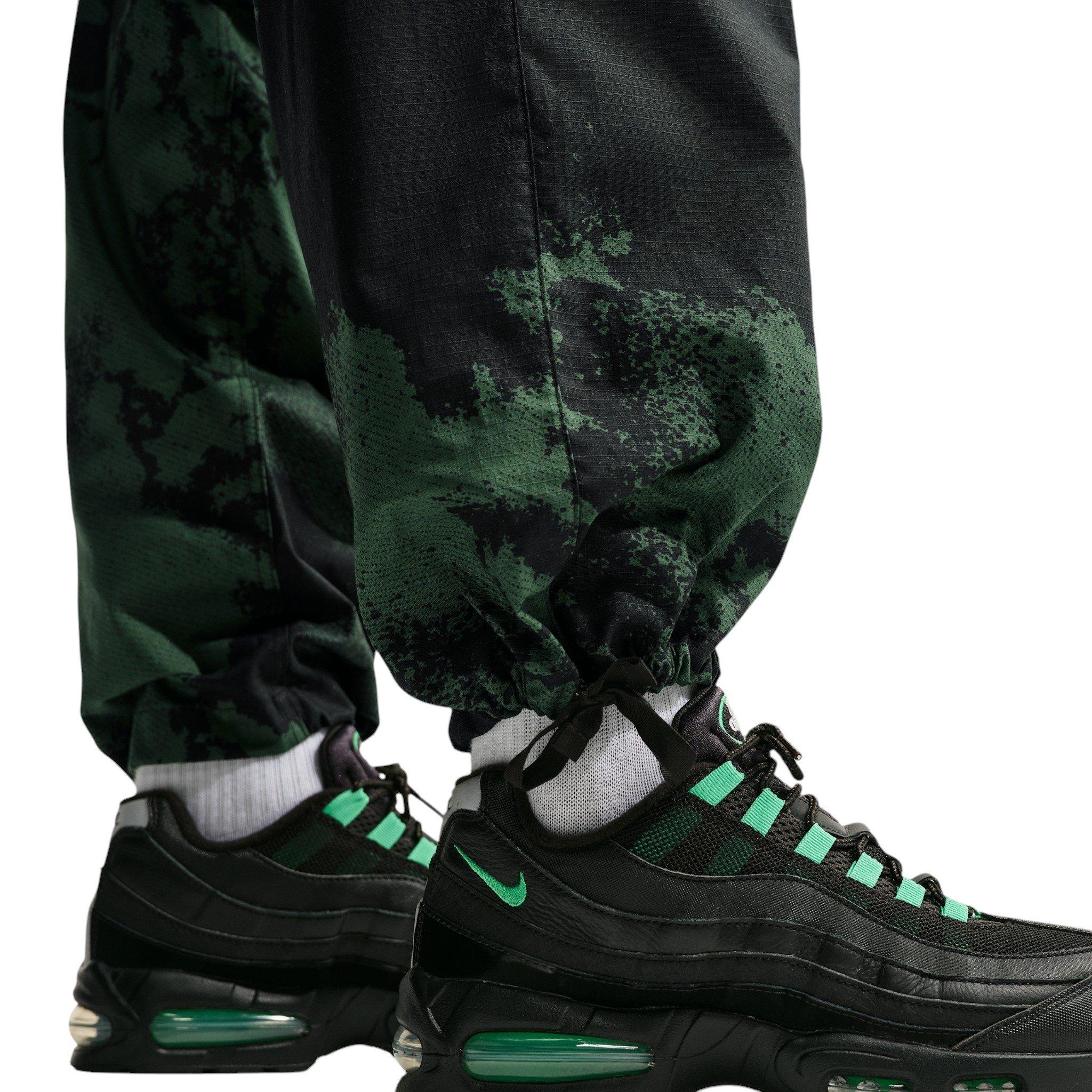 Nike Men's Air Woven All-Over Print Cargo Pants - GREY