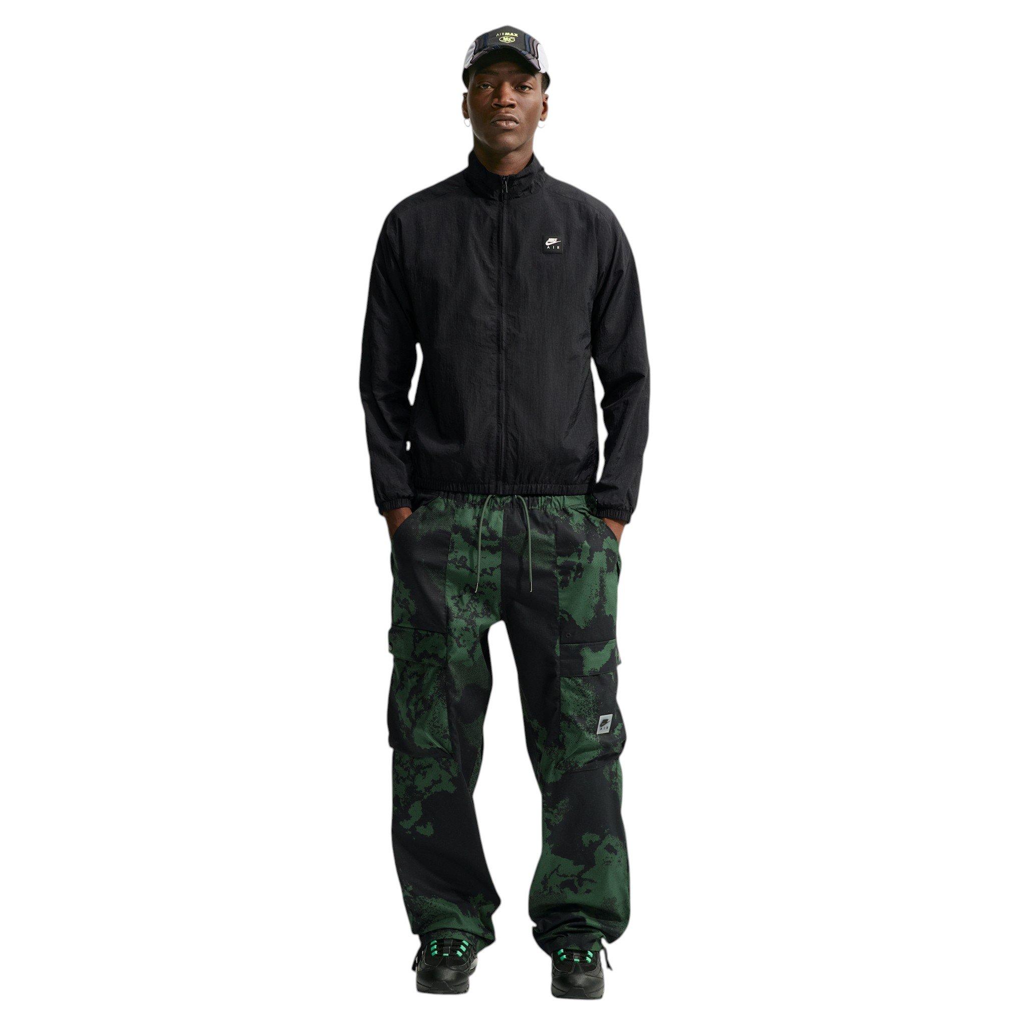 Nike Men's Air Woven All-Over Print Cargo Pants - GREY