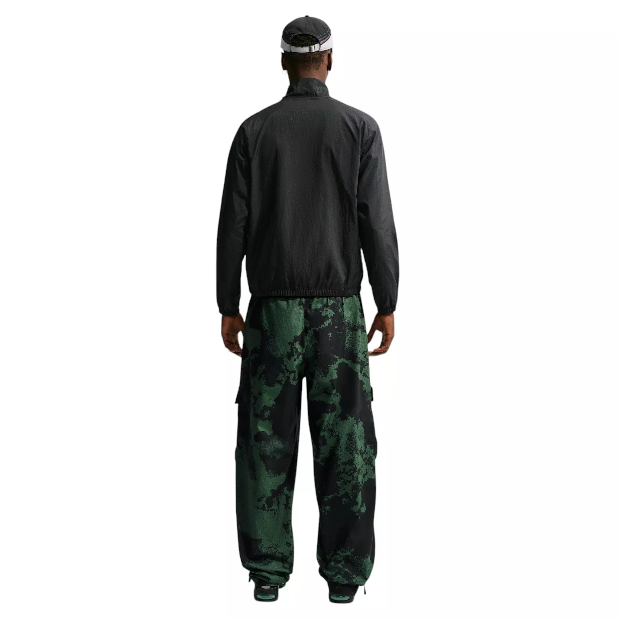 Nike Men's Air Woven All-Over Print Cargo Pants - GREY