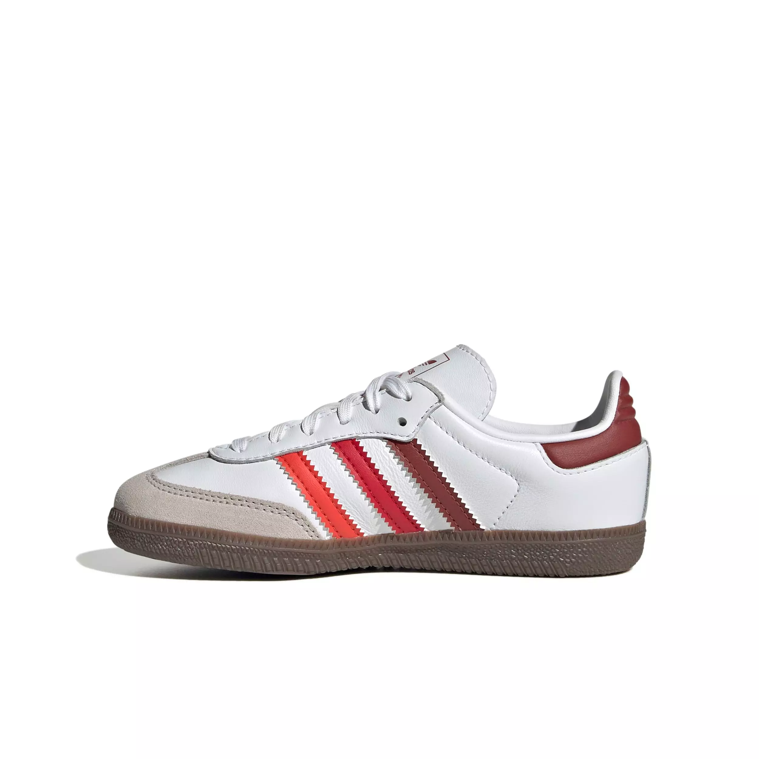 adidas Originals Samba OG "Ftwr White/Bright Red/Better Scarlet" Preschool Boys' Shoe - WHITE/RED/SCARLET