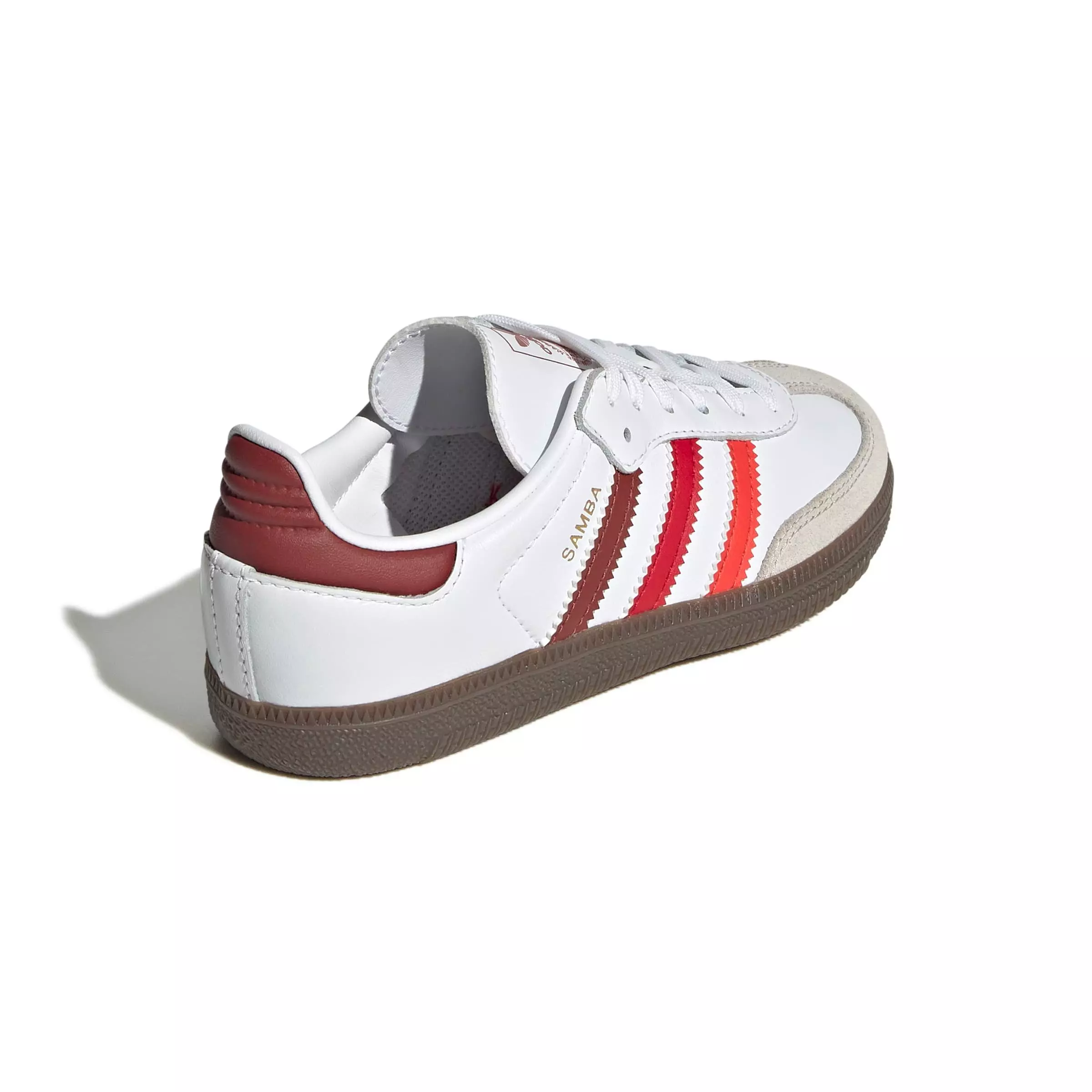 adidas Originals Samba OG "Ftwr White/Bright Red/Better Scarlet" Preschool Boys' Shoe - WHITE/RED/SCARLET