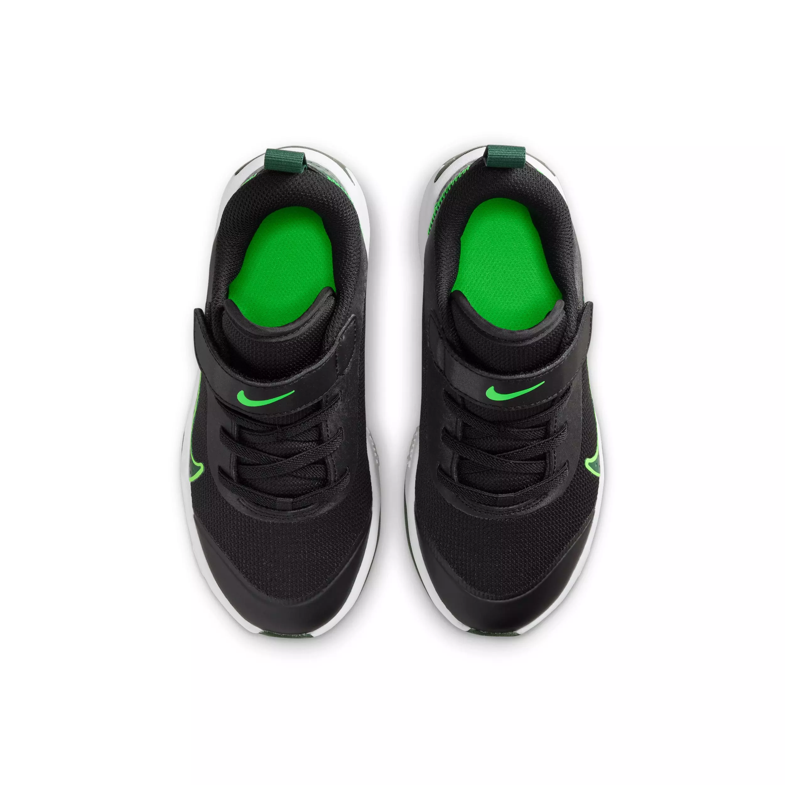Nike Omni Multi-Court "Black/Green Strike/Fir" Preschool Boys' Shoe - BLACK/GREEN/FIR