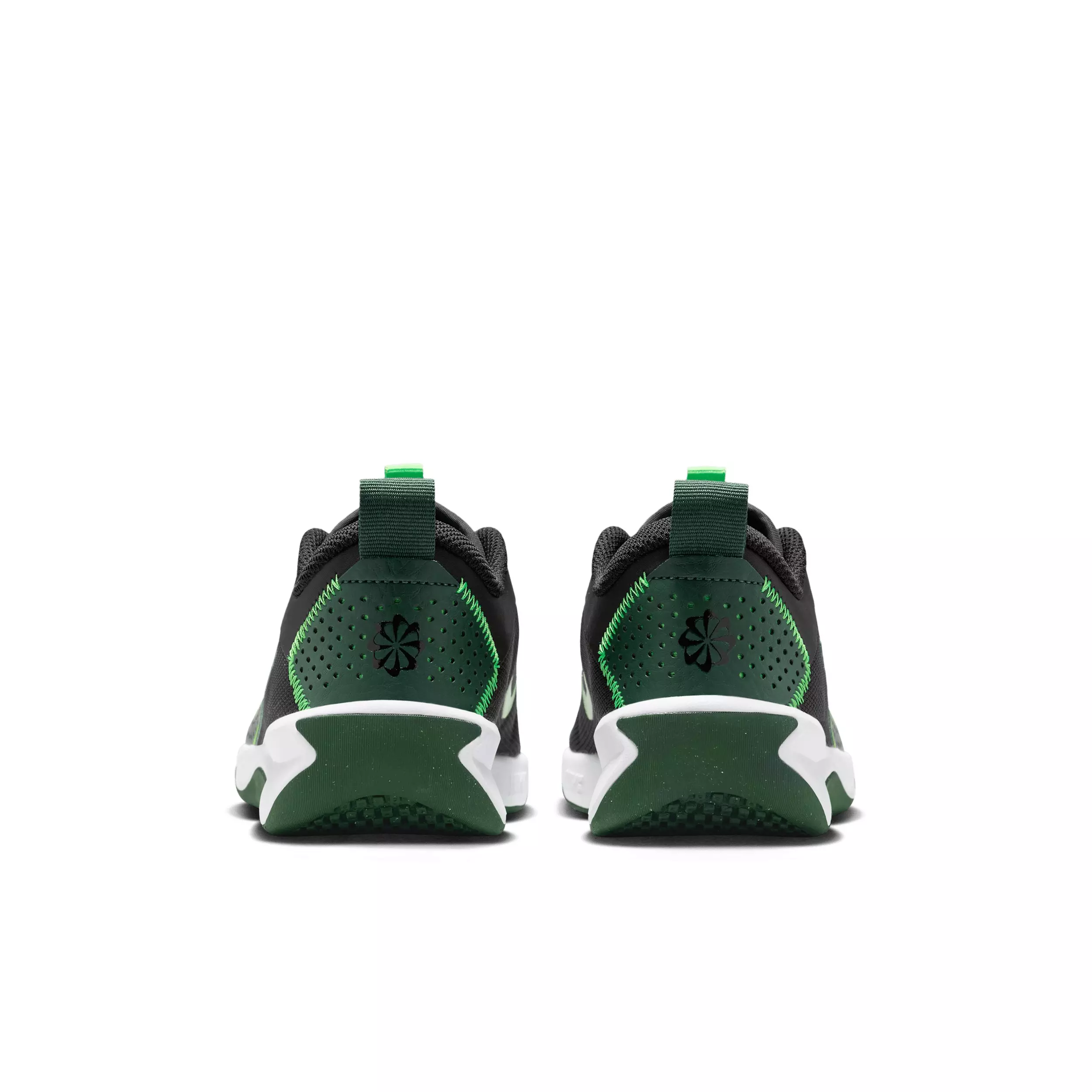 Nike Omni Multi-Court "Black/Green Strike/Fir" Grade School Boys' Shoe - BLACK/GREEN/FIR