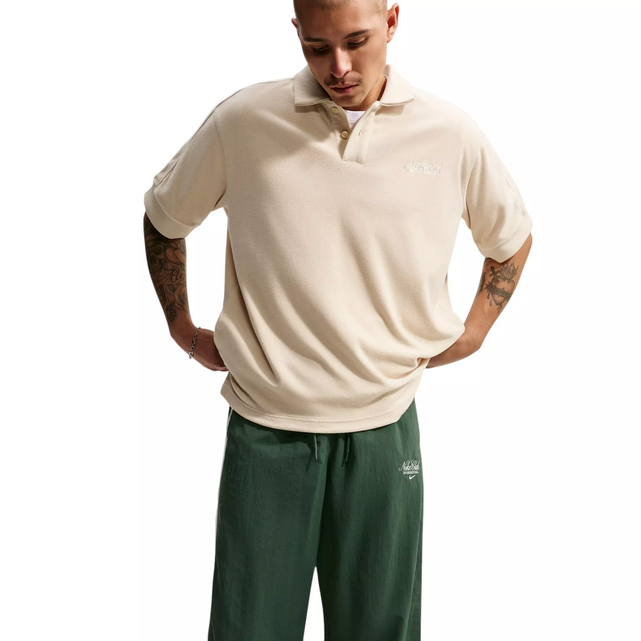 Nike Men's Sportswear Club Track Pants - GREEN