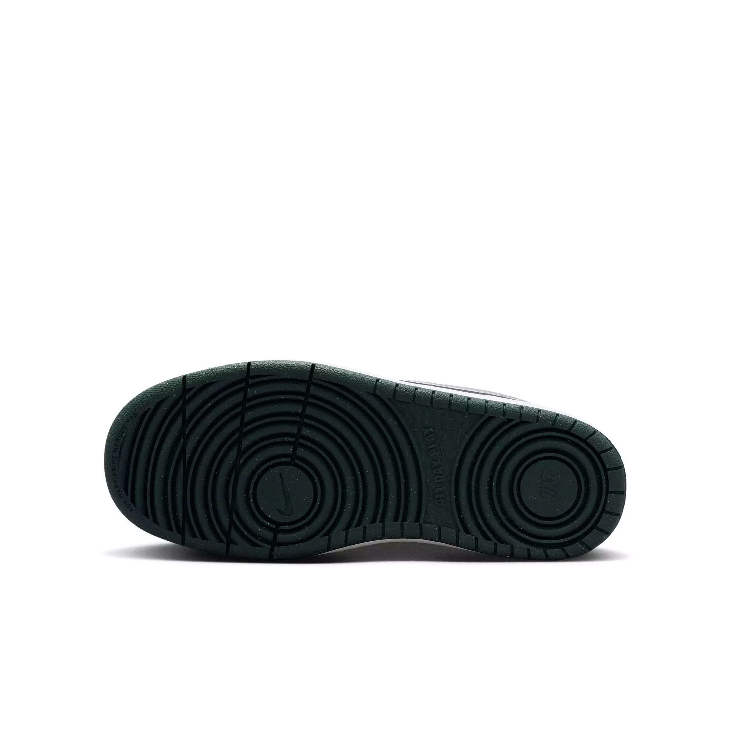 Nike Court Borough Low Recraft "Midnight Navy/Seaweed/White/Metallic Silver" Grade School Boys' Shoe - NAVY/SEAWEED/WHITE/SILVER