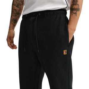 Nike Men's Club Rules Open-Hem French Terry Pants - BLACK