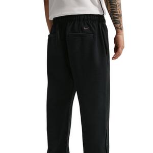 Nike Men's Club Rules Open-Hem French Terry Pants - BLACK