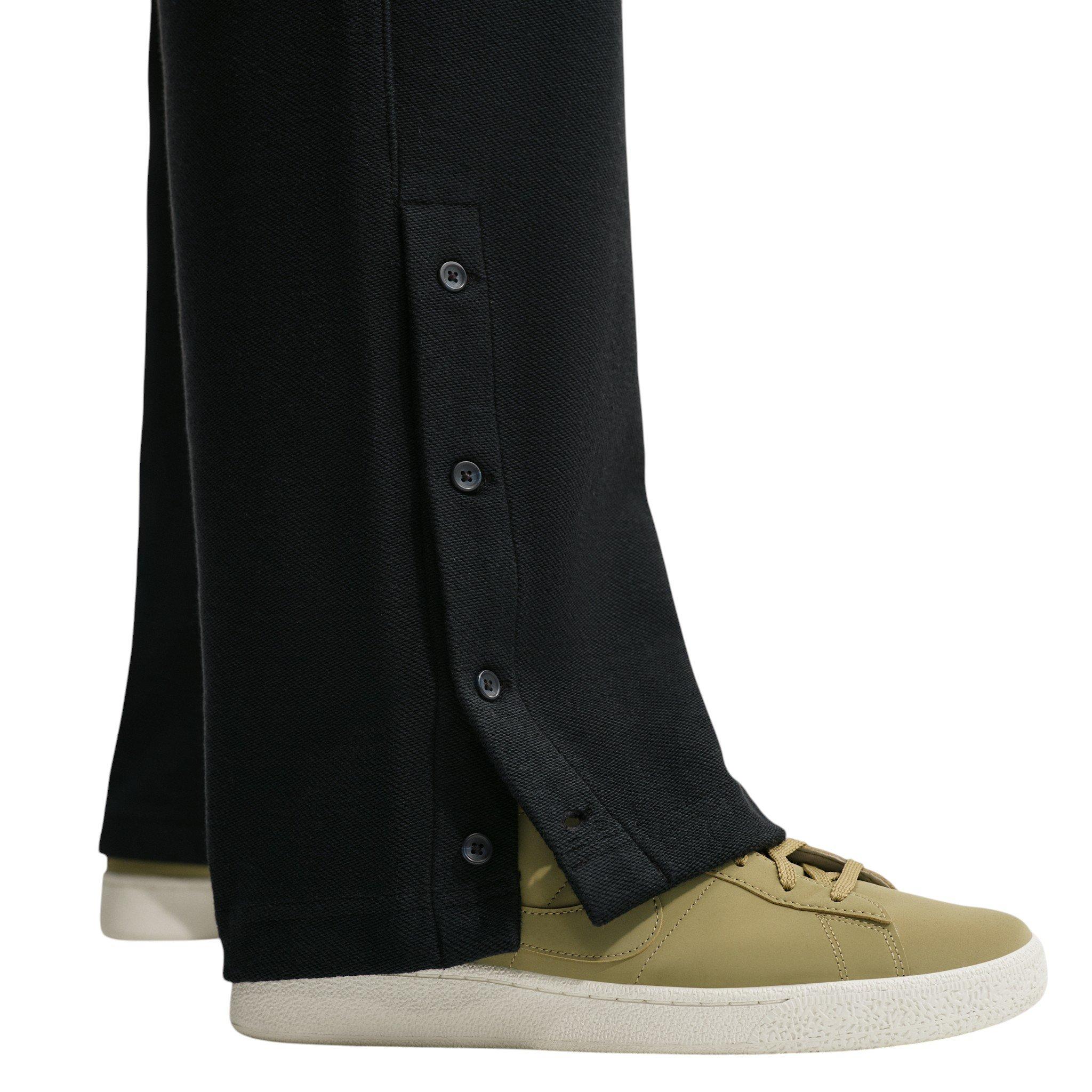 Nike Men's Club Rules Open-Hem French Terry Pants - BLACK Thumbnail View 4