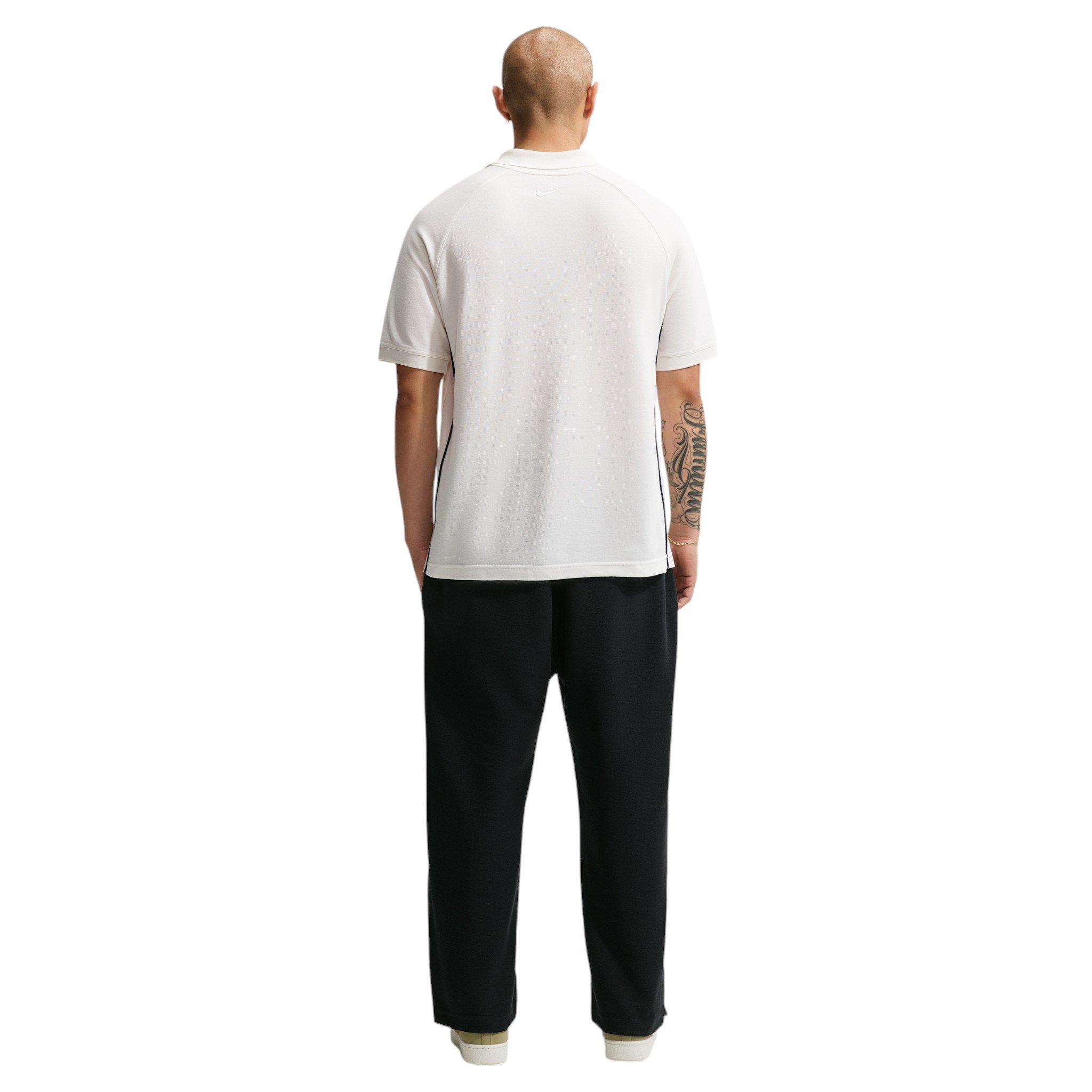 Nike Men's Club Rules Open-Hem French Terry Pants - BLACK Thumbnail View 6