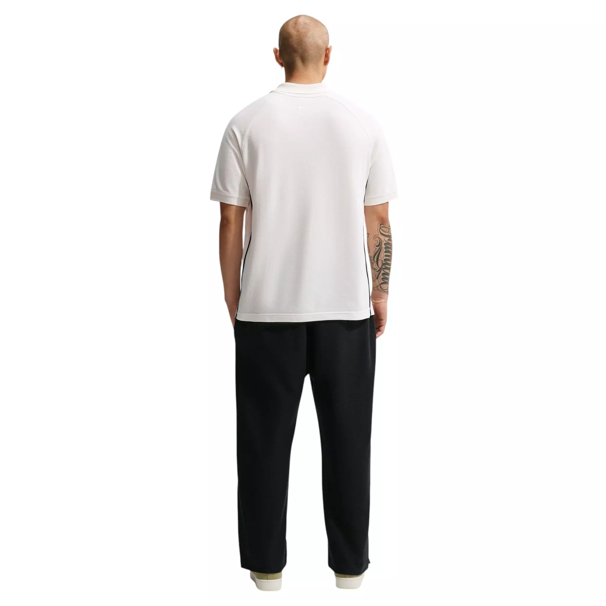 Nike Men's Club Rules Open-Hem French Terry Pants - BLACK