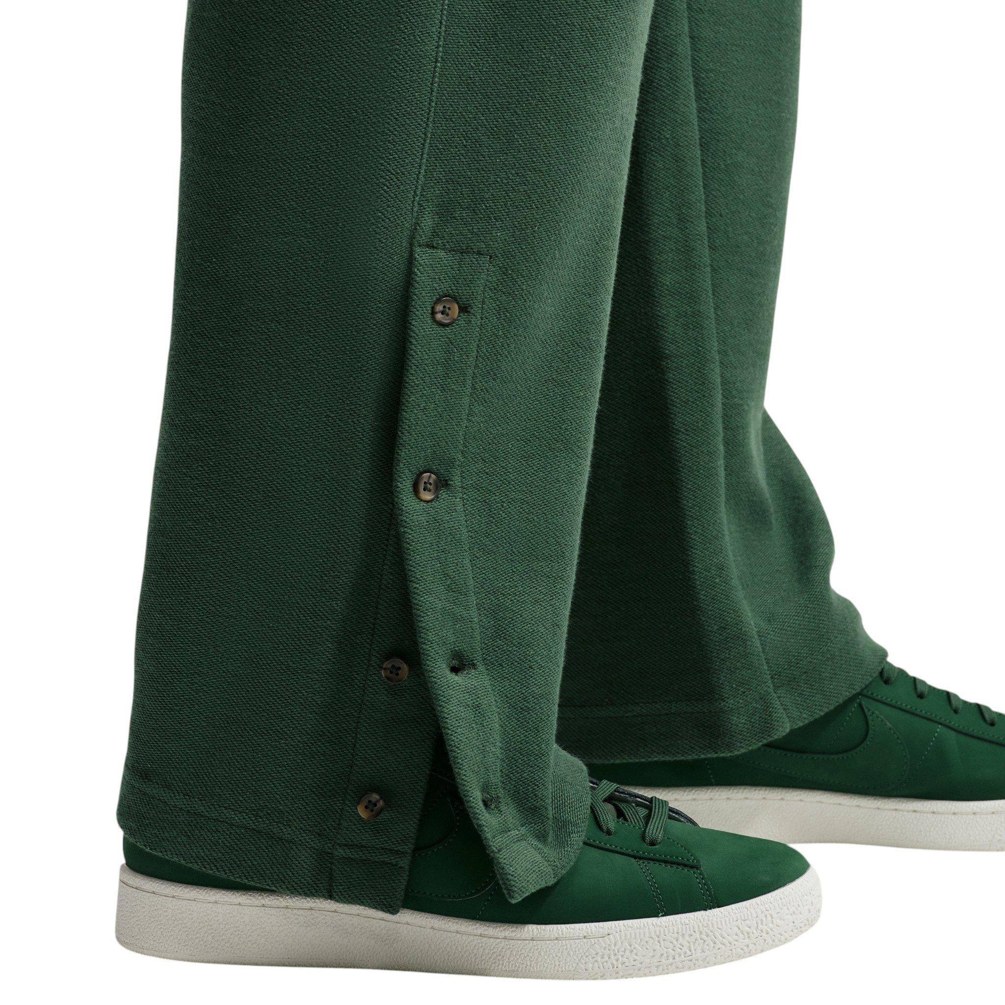 Nike Men's Club Rules Open-Hem French Terry Pants - GREEN