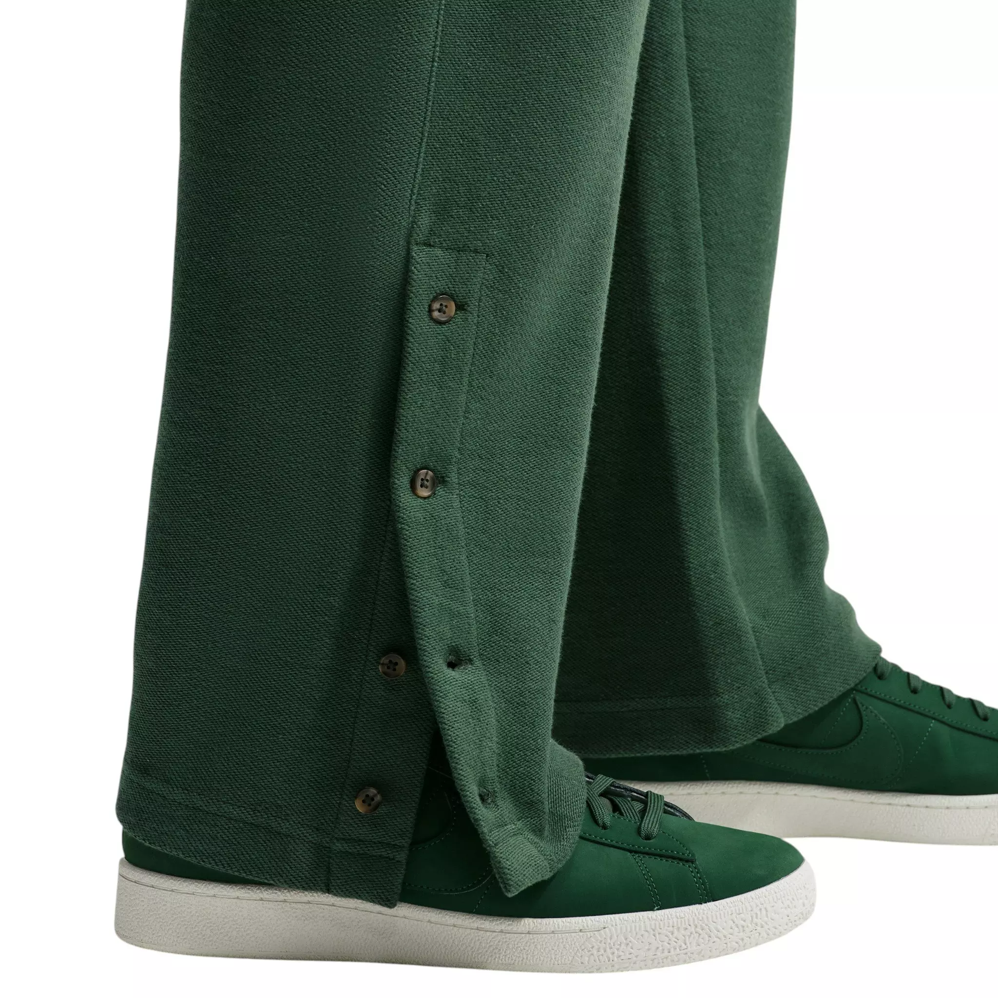 Nike Men's Club Rules Open-Hem French Terry Pants - GREEN