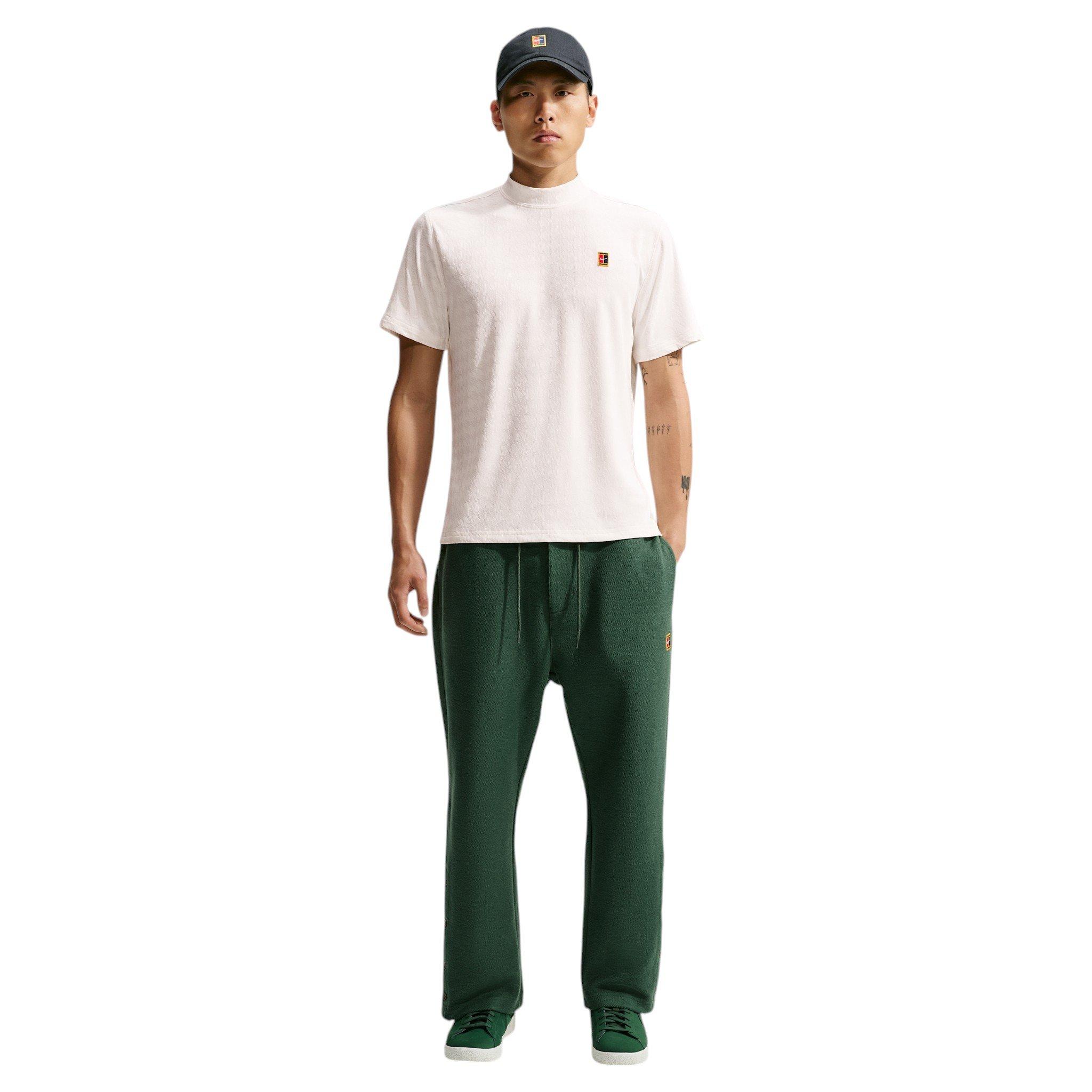 Nike Men's Club Rules Open-Hem French Terry Pants - GREEN