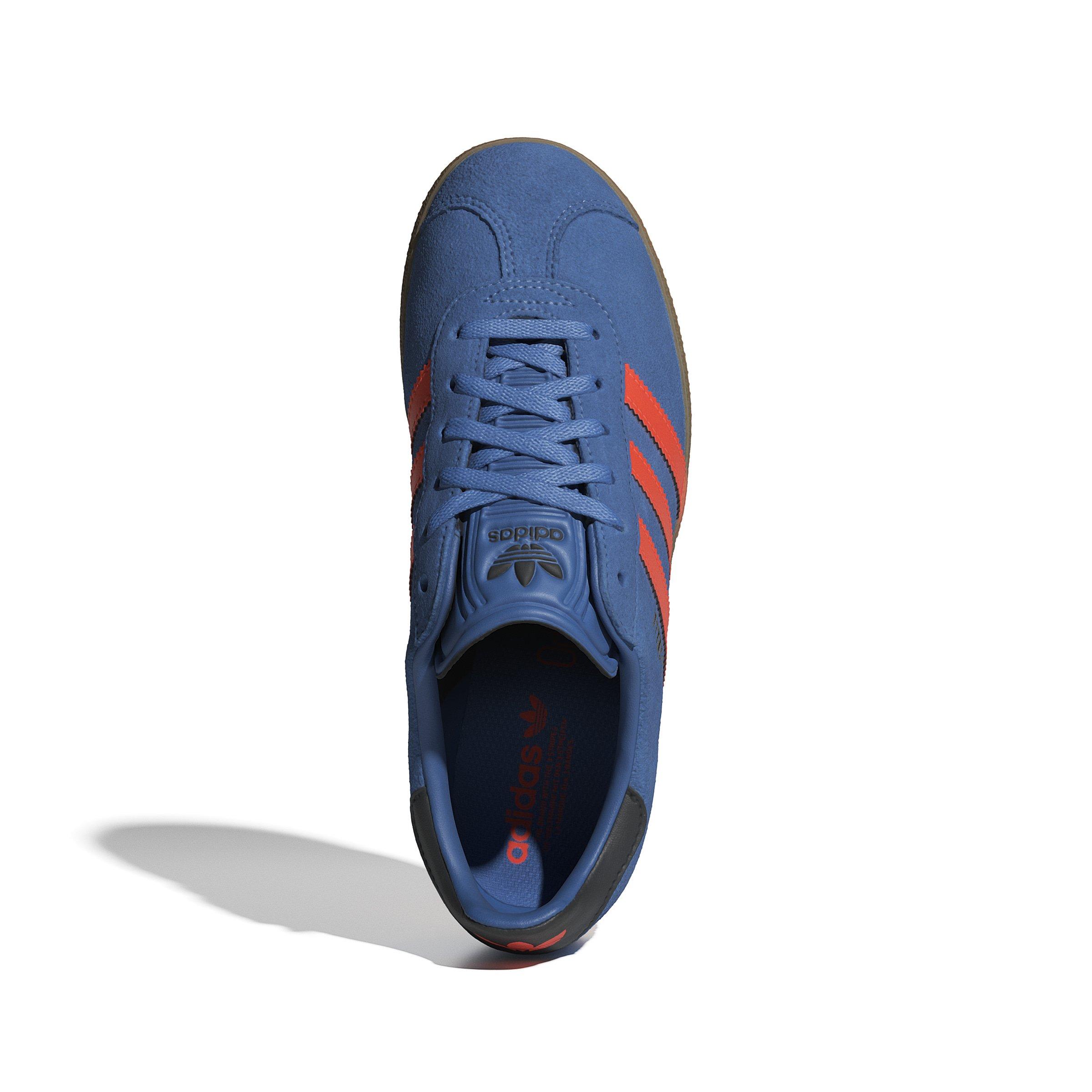 adidas Originals Gazelle Grade School Girls' Lace-Up Shoe - Blue