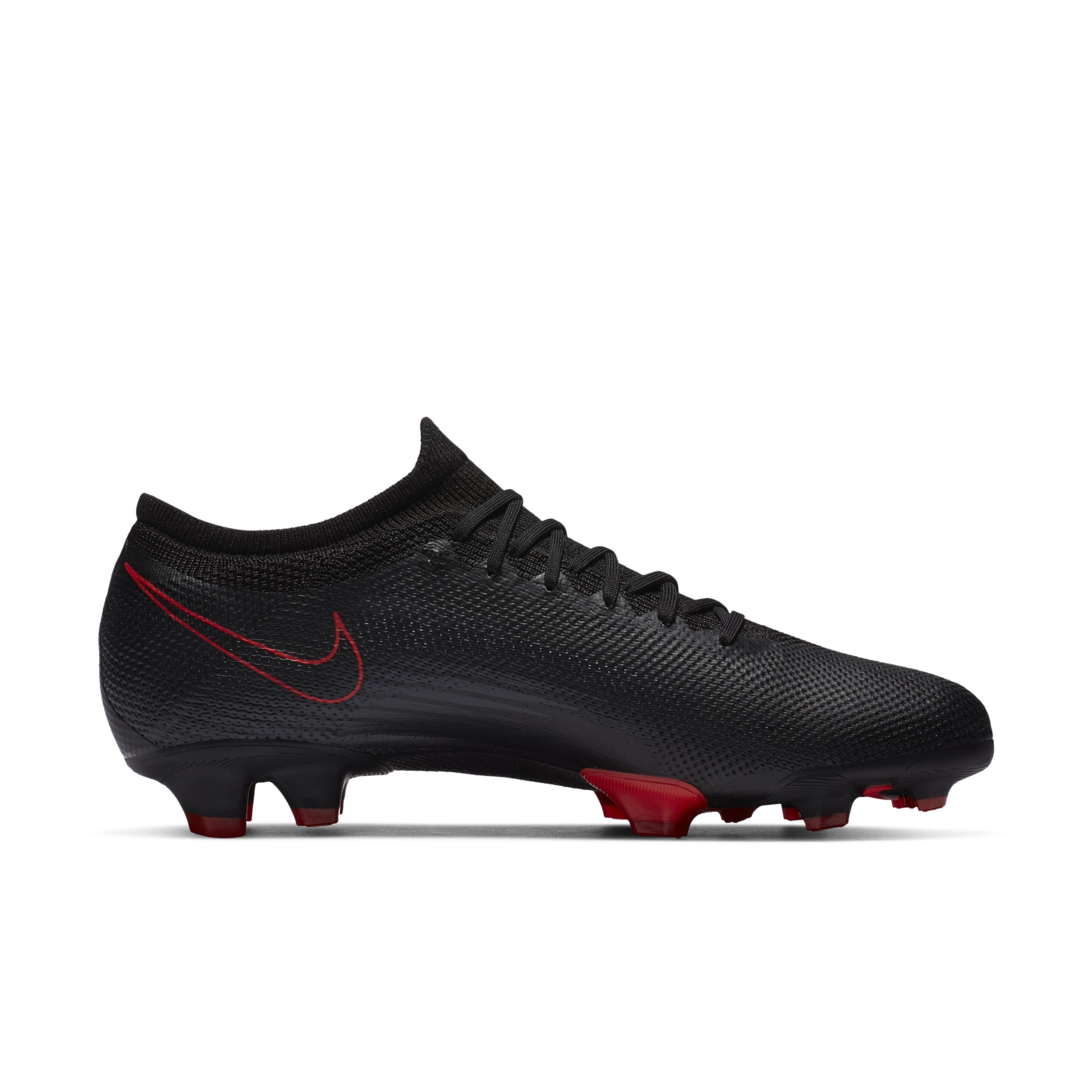 Fervent Weggelaten eigendom Nike Mercurial Vapor 13 Pro FG Unisex "Black/Red" Firm-Ground Soccer Cleat