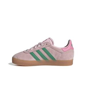 adidas Originals Gazelle "Clear Pink/Court Green/Bliss Pink" Preschool Girls' Shoe