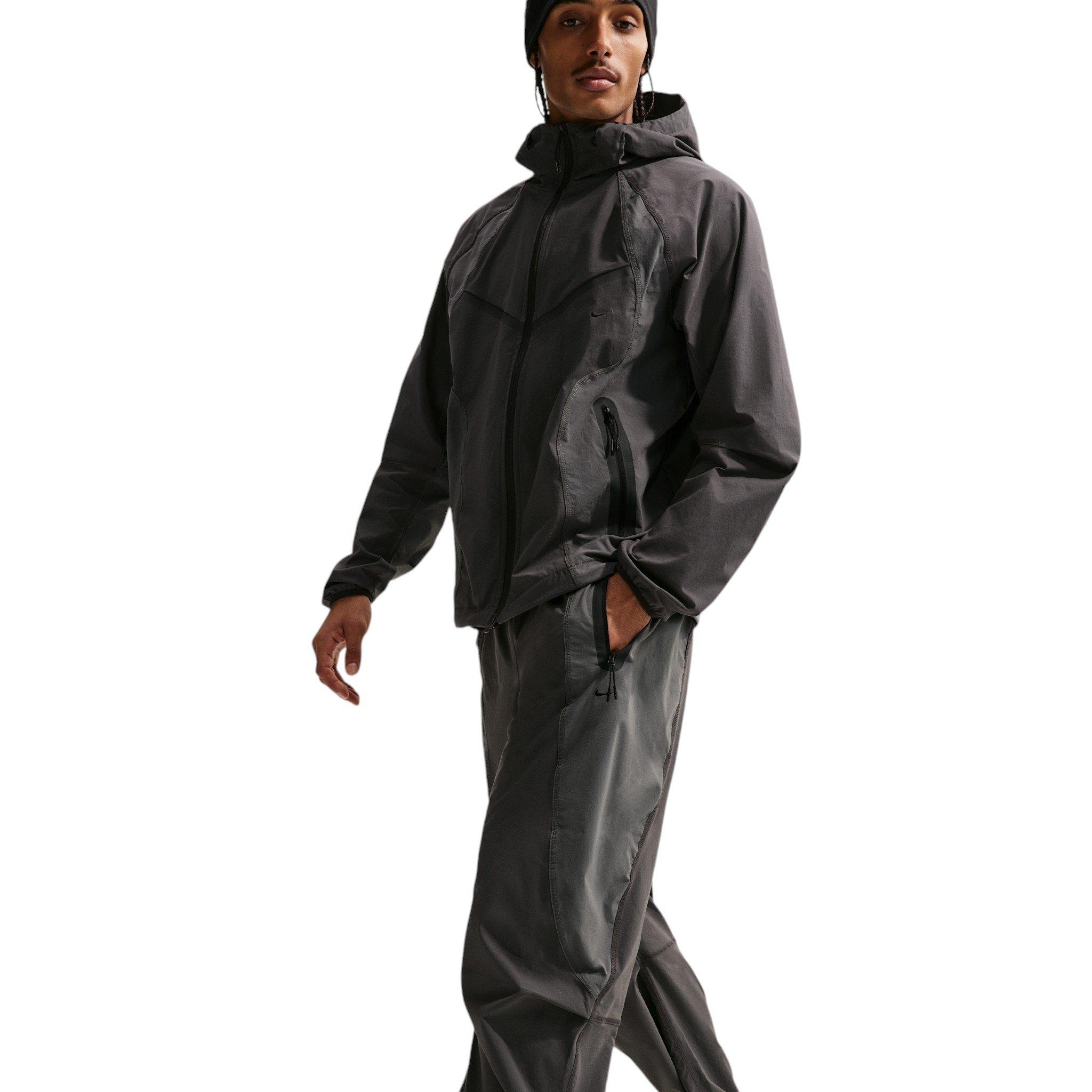 Nike Men's Tech Dri-FIT Woven Color-Block Pants - Anthracite/Iron Grey/Black - ANTHRACITE/GREY/BLACK Thumbnail View 3