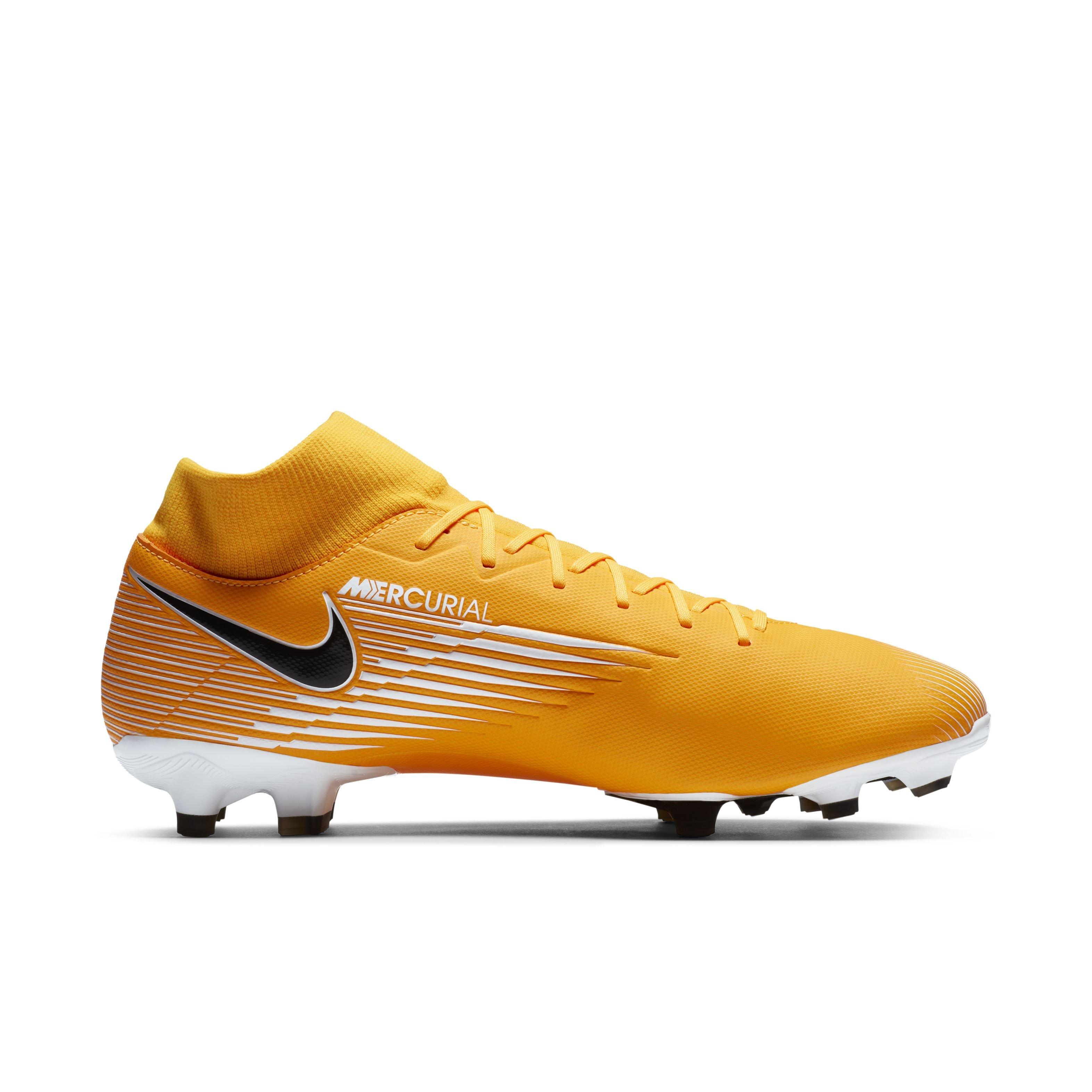 nike mercurial black and orange