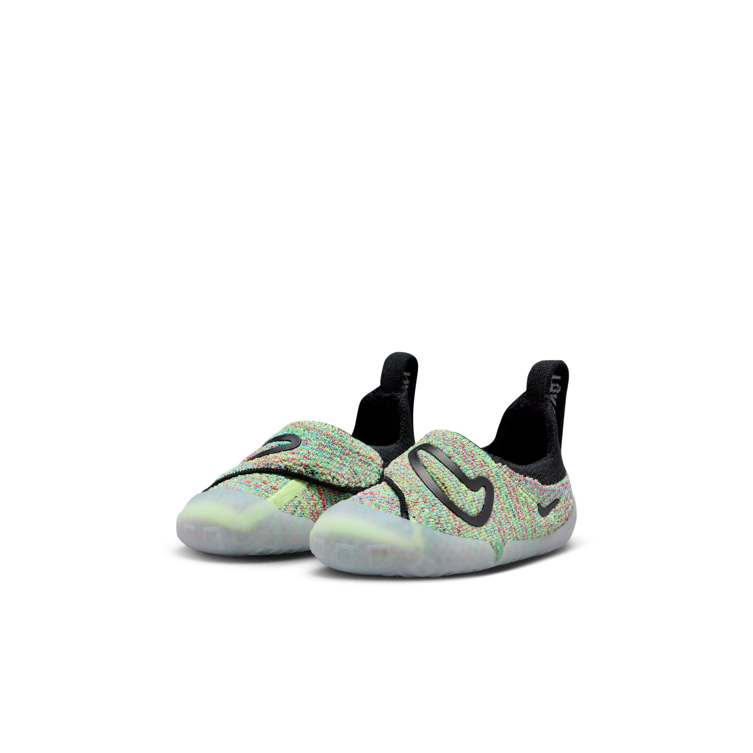 Nike Swoosh 1 Infant Boys' "Green Strike/Baltic Blue/Rush Pink/Black" Shoe
