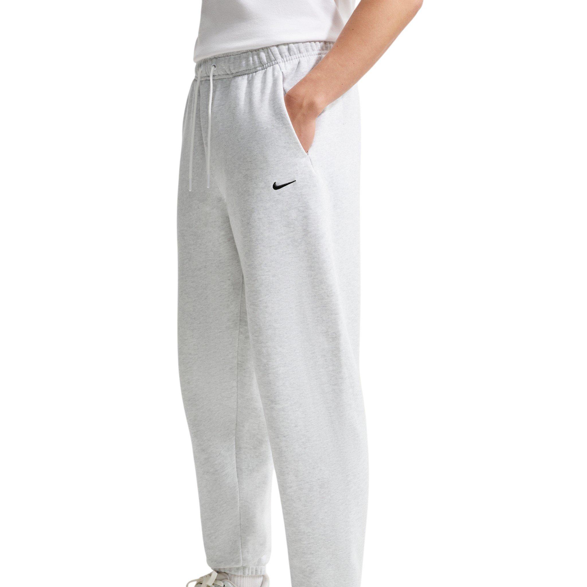 Nike Men's Solo Swoosh Cuffed Pants - WHITE Thumbnail View 1