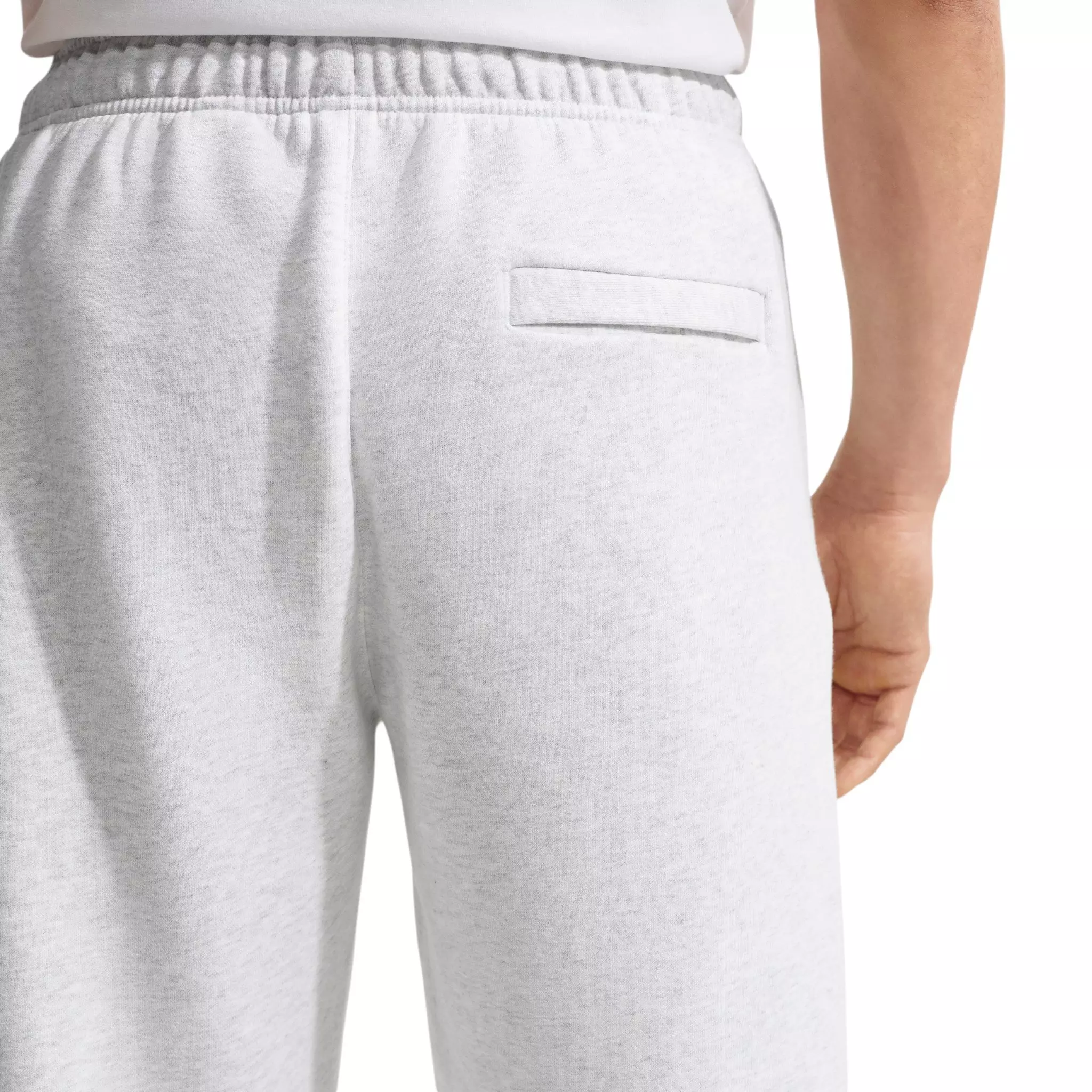 Nike Men's Solo Swoosh Cuffed Pants - WHITE