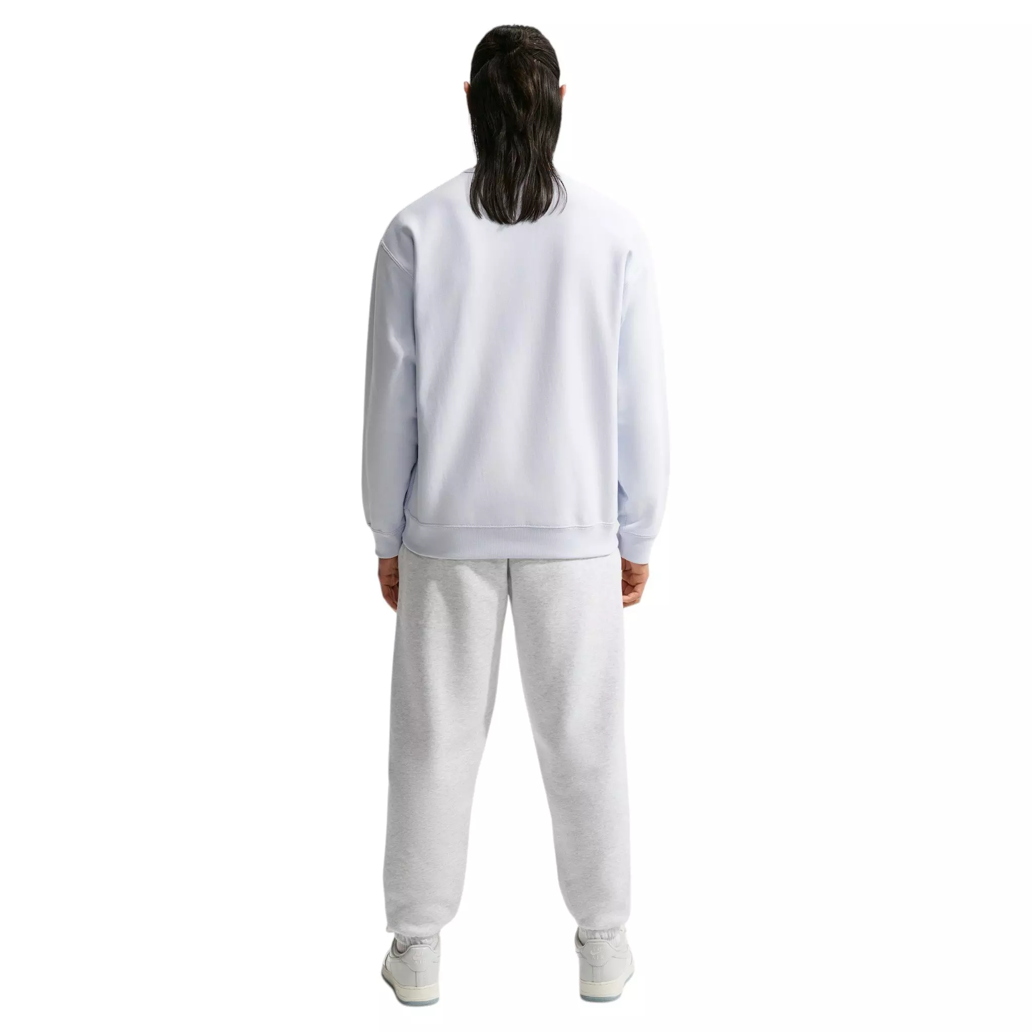 Nike Men's Solo Swoosh Cuffed Pants - WHITE