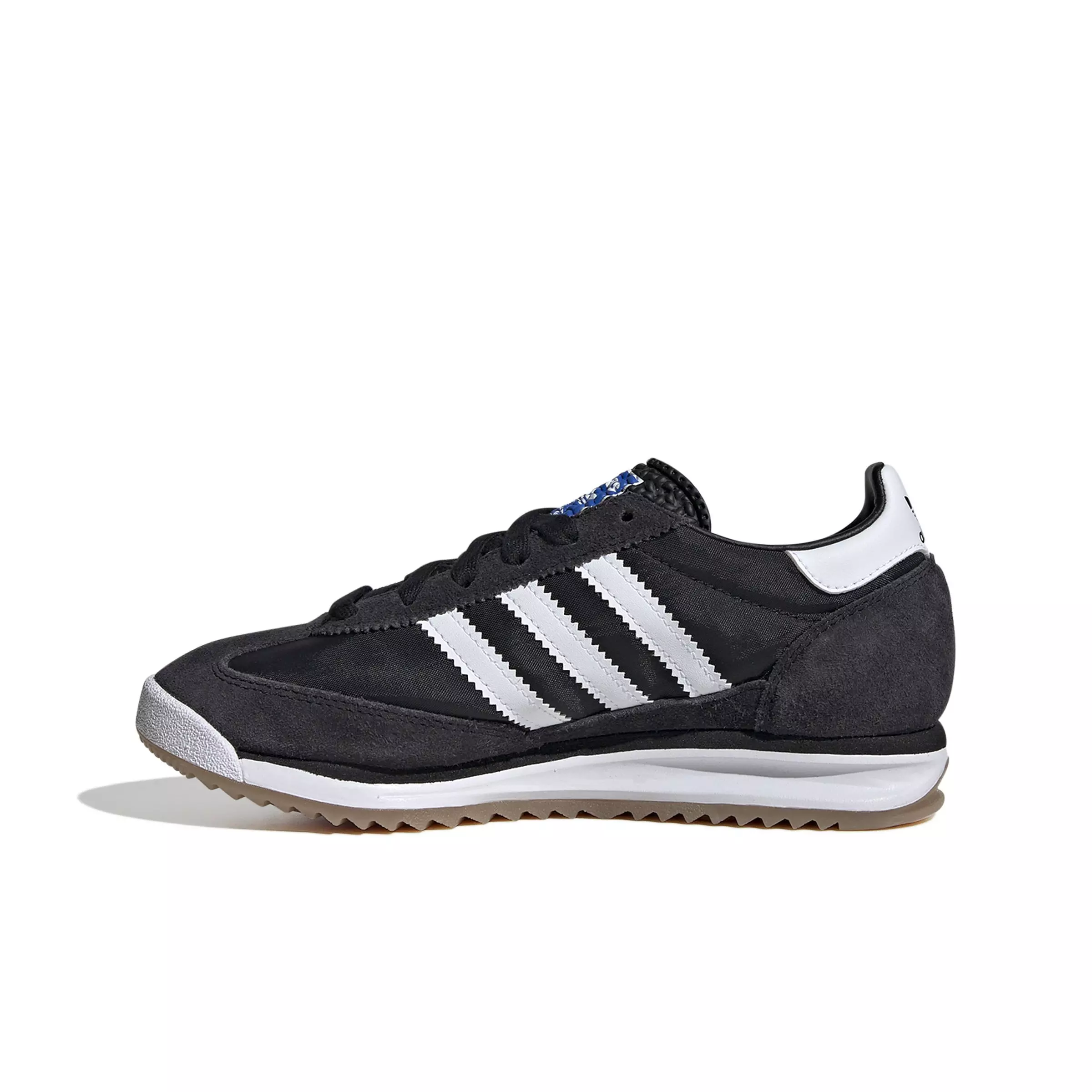 adidas Originals SL 72 RS "Core Black/Ftwr White/Blue" Grade School Boys' Shoe - BLACK/WHITE/BLUE