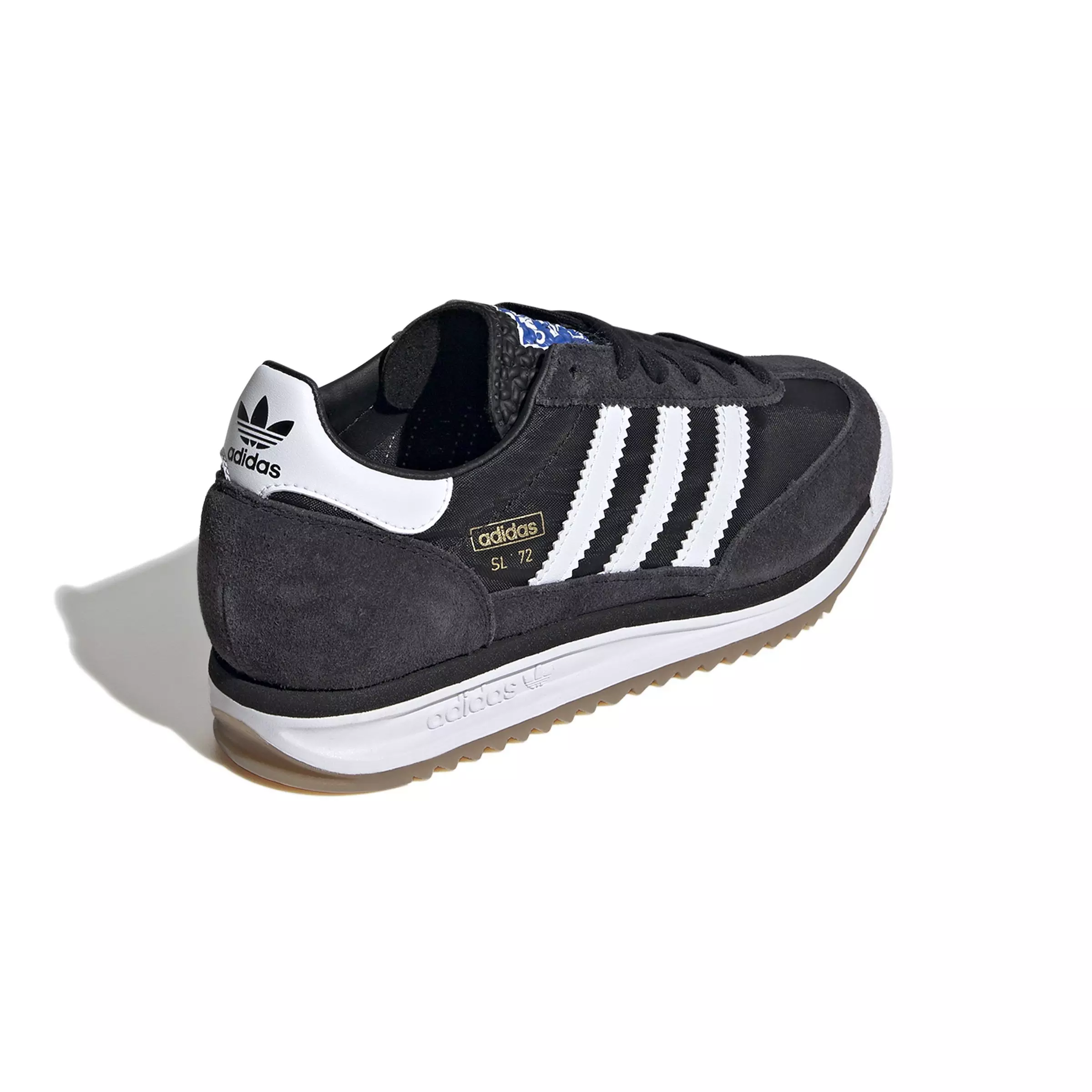 adidas Originals SL 72 RS "Core Black/Ftwr White/Blue" Grade School Boys' Shoe - BLACK/WHITE/BLUE