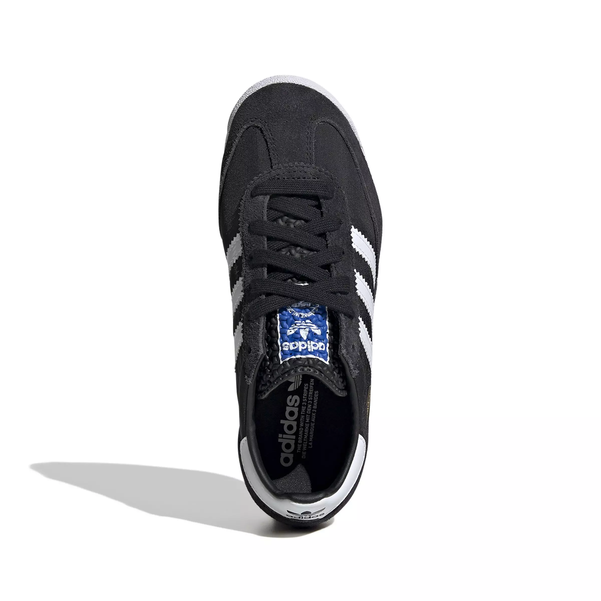adidas Originals SL 72 RS "Core Black/Ftwr White/Blue" Grade School Boys' Shoe - BLACK/WHITE/BLUE
