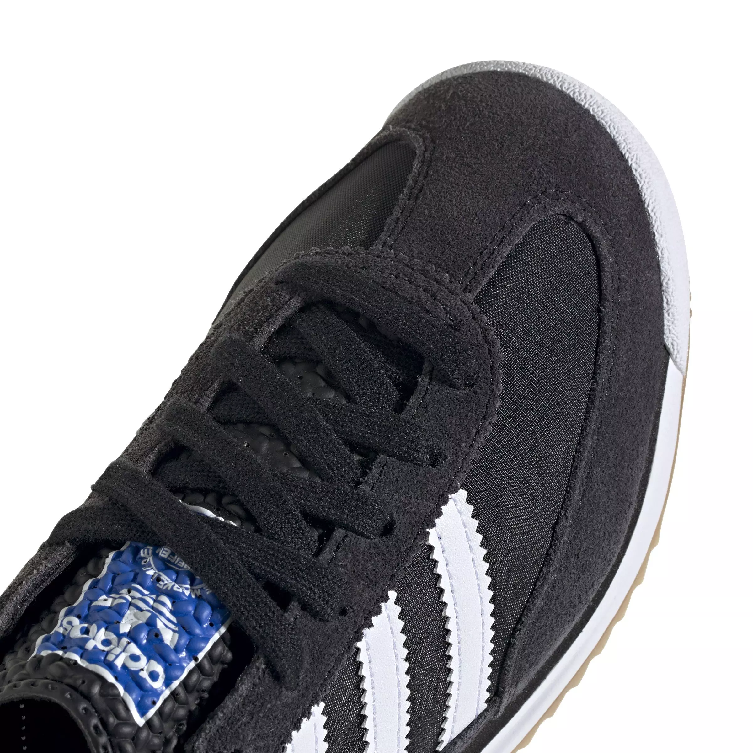 adidas Originals SL 72 RS "Core Black/Ftwr White/Blue" Grade School Boys' Shoe - BLACK/WHITE/BLUE