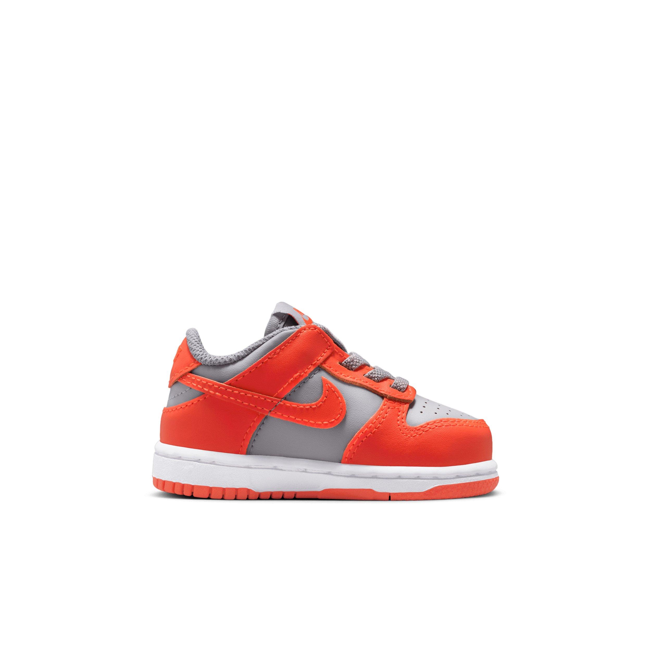 Nike Dunk Low Cement Grey/Team Orange Gris Ciment/ Equipe Orange DD1391 Nike Dunk Low Big Kids main image 3
