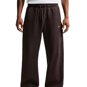 Nike Men's Solo Swoosh Bungee Pants - Velvet Brown/Sail - BROWN/SAIL