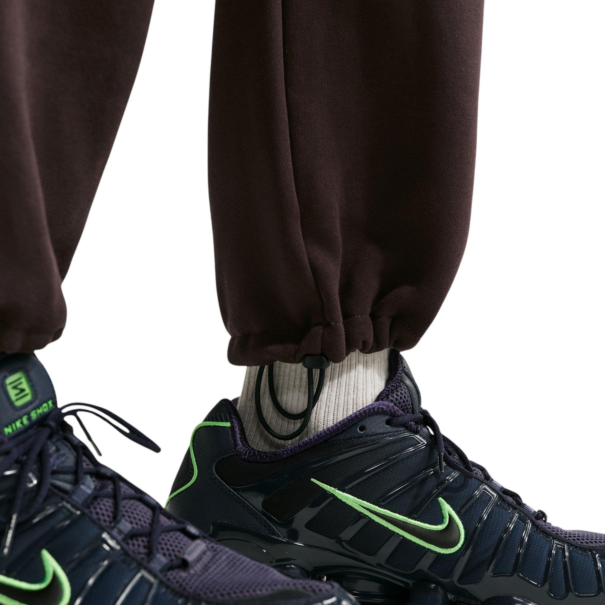 Nike Men's Solo Swoosh Bungee Pants - Velvet Brown/Sail - BROWN/SAIL