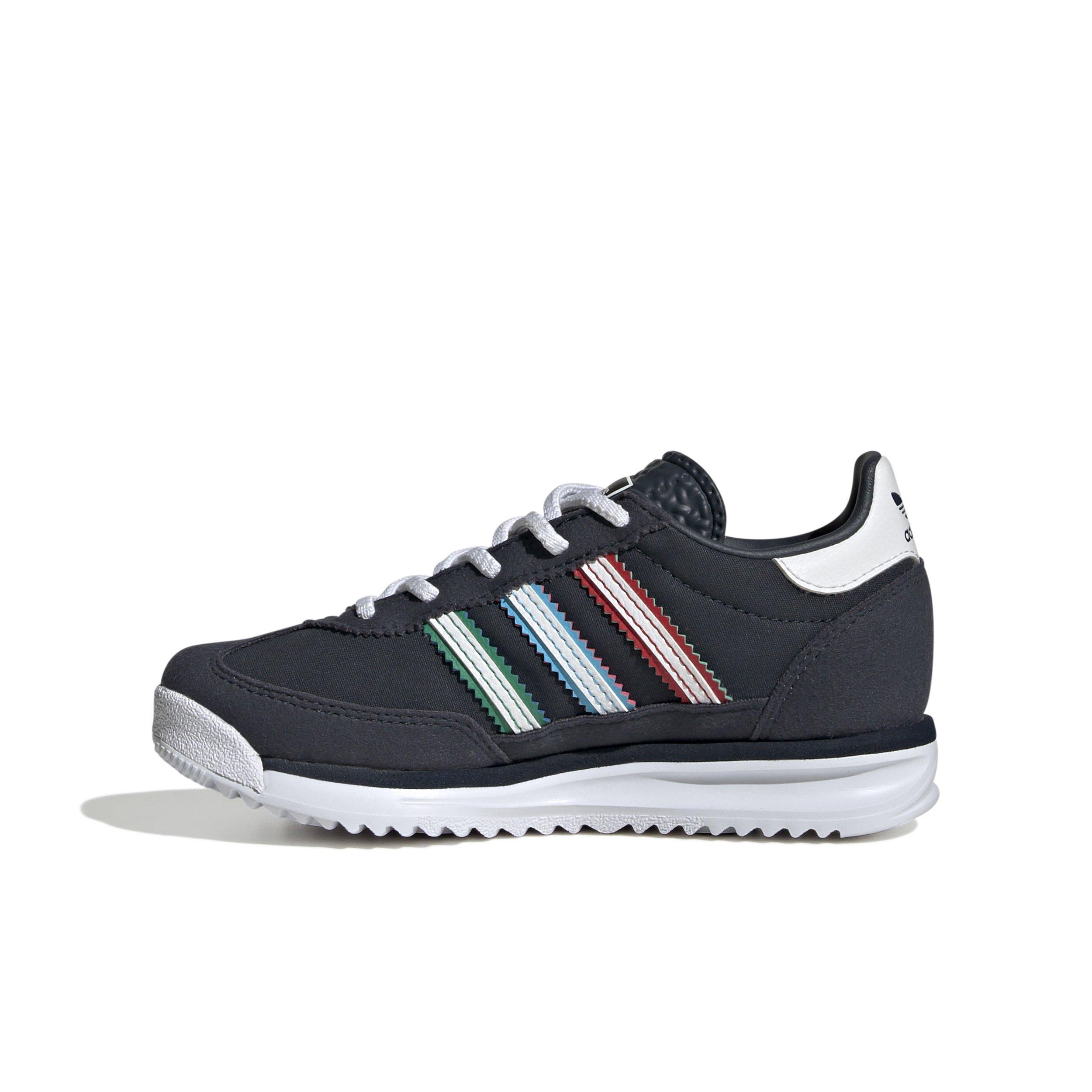 adidas Originals SL 72 RS Elastic Laces Preschool Boys' "Chalk White/Bliss Lilac/Wonder White" Shoe