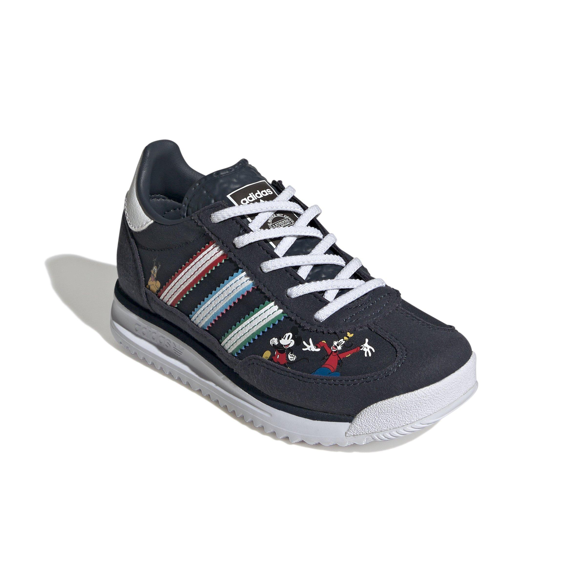 adidas Originals SL 72 RS Elastic Laces Preschool Boys' "Chalk White/Bliss Lilac/Wonder White" Shoe