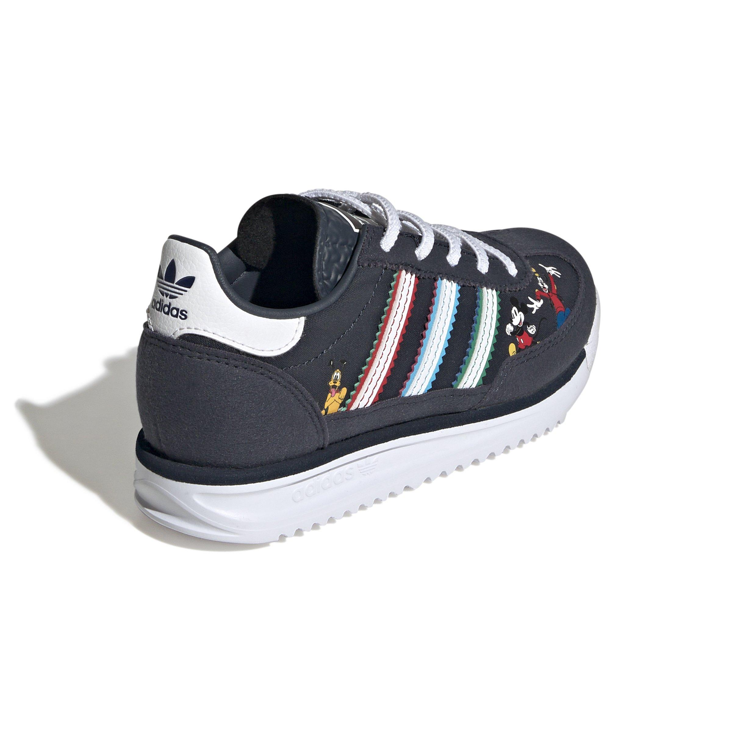 adidas Originals SL 72 RS Elastic Laces Preschool Boys' "Chalk White/Bliss Lilac/Wonder White" Shoe