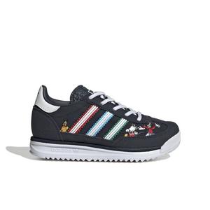 adidas Originals SL 72 RS Elastic Laces "Chalk White/Bliss Lilac/Wonder White" Preschool Boys' Shoe