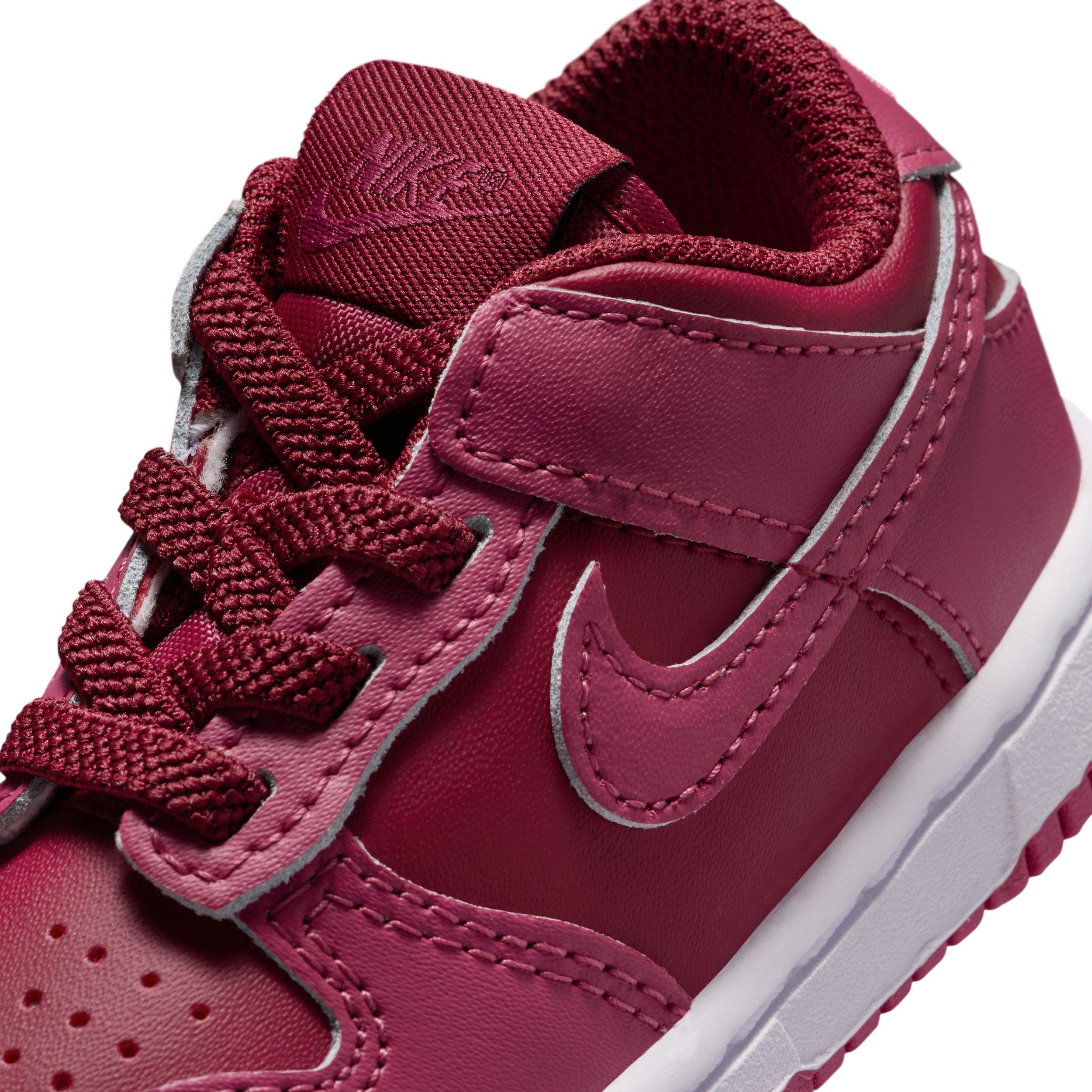 Nike Dunk Low Infant Girls' "Team Red/Sweet Beet/White/Sweet Beet" Shoe