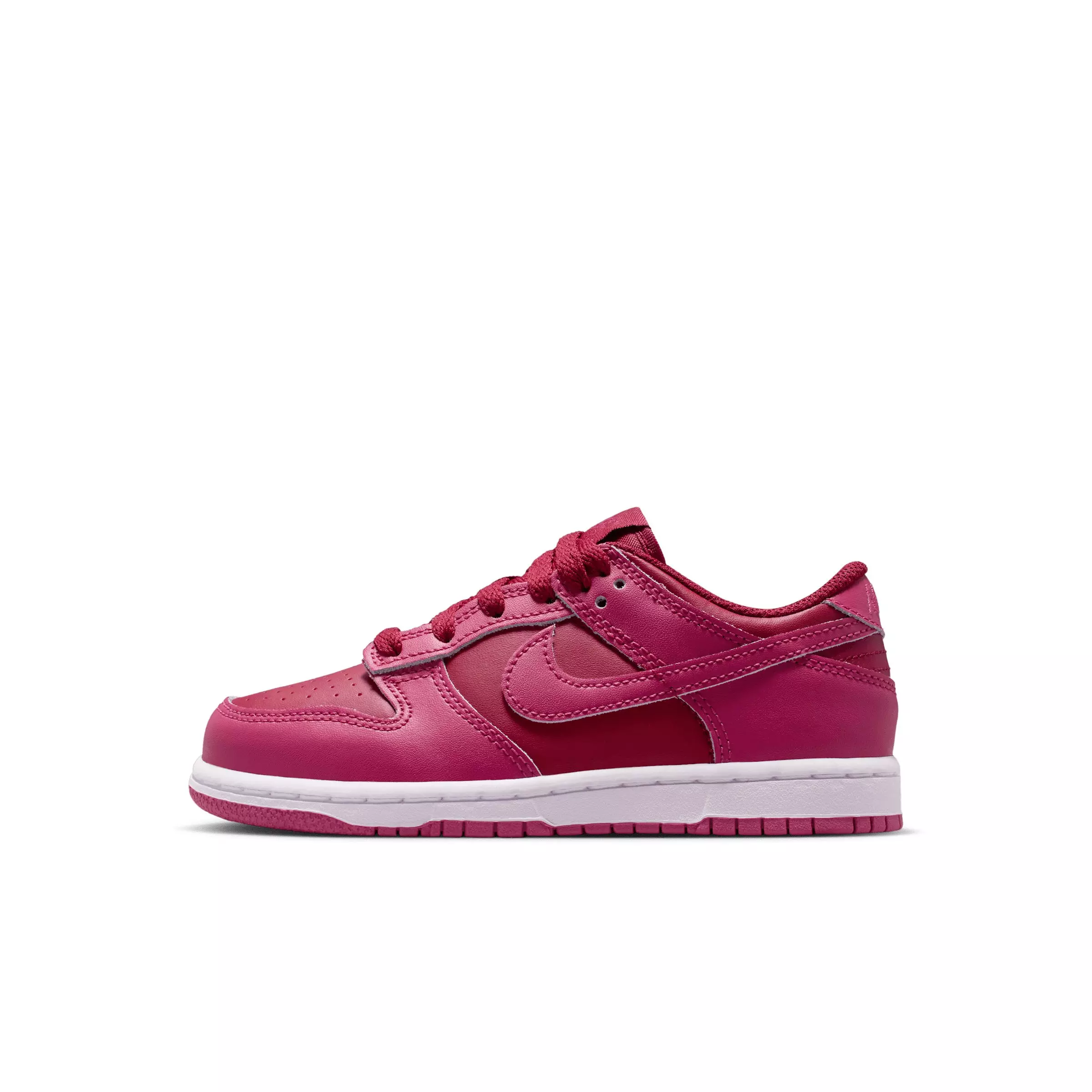 Nike Dunk Low "Team Red/Sweet Beet/White/Sweet Beet" Preschool Girls' Shoe - RED/BEET/WHITE/BEET