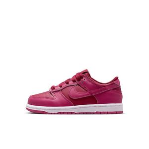 Nike Dunk Low "Team Red/Sweet Beet/White/Sweet Beet" Preschool Girls' Shoe