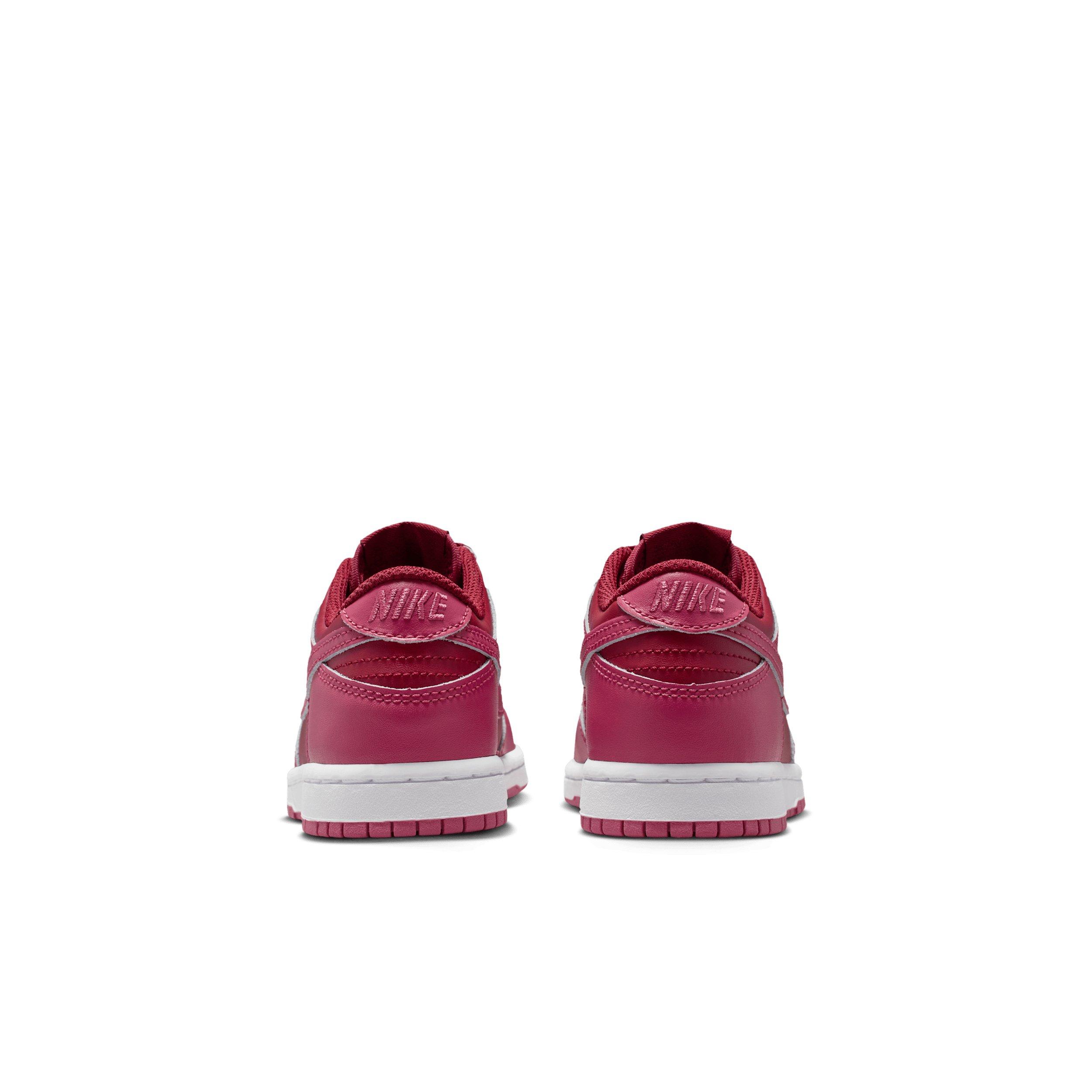 Nike Dunk Low Preschool Girls' "Team Red/Sweet Beet/White/Sweet Beet" Shoe
