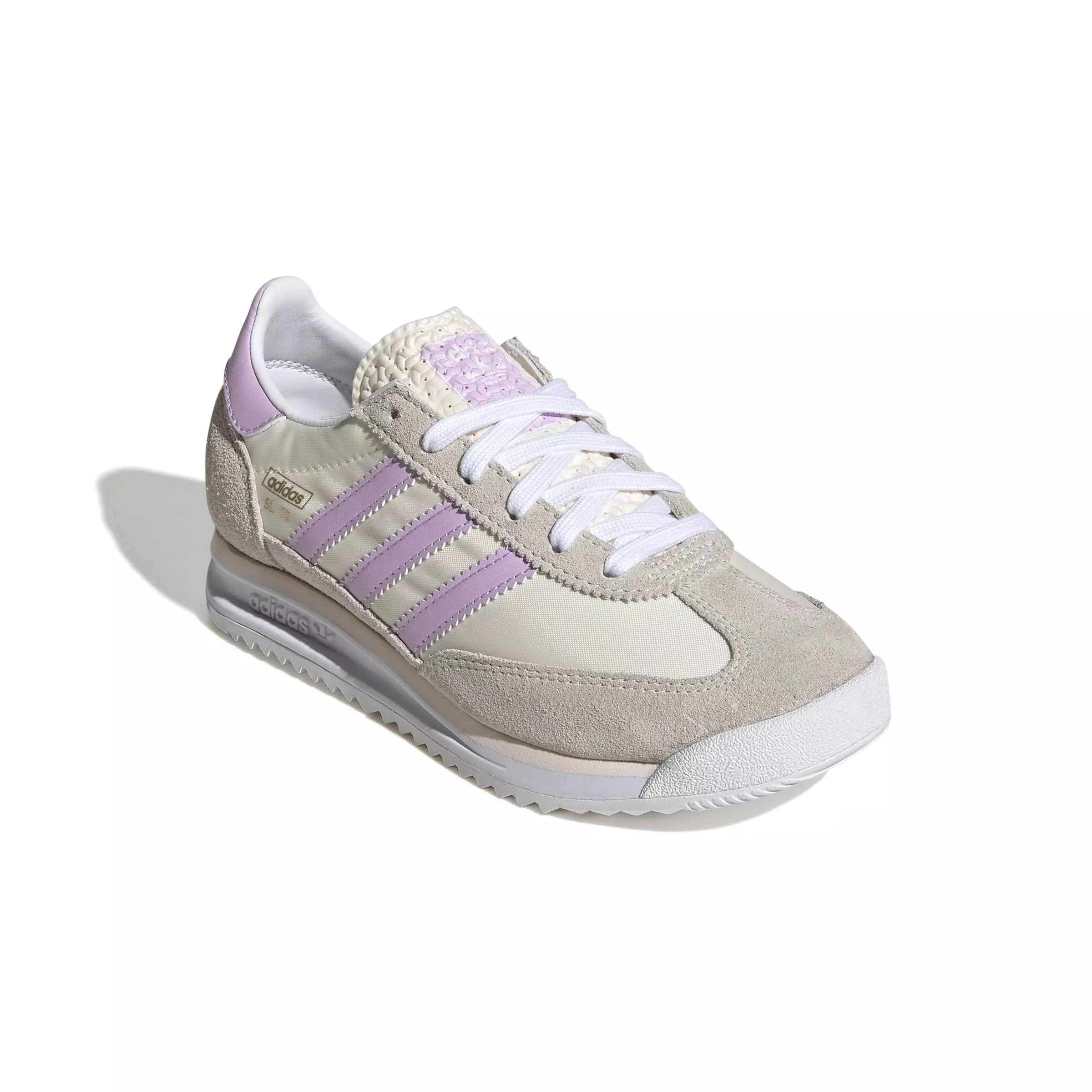 adidas Originals SL 72 RS "Chalk White/Bliss Lilac/Wonder Quartz" Grade School Girls' Shoe - CHALK/LILAC/QUARTZ